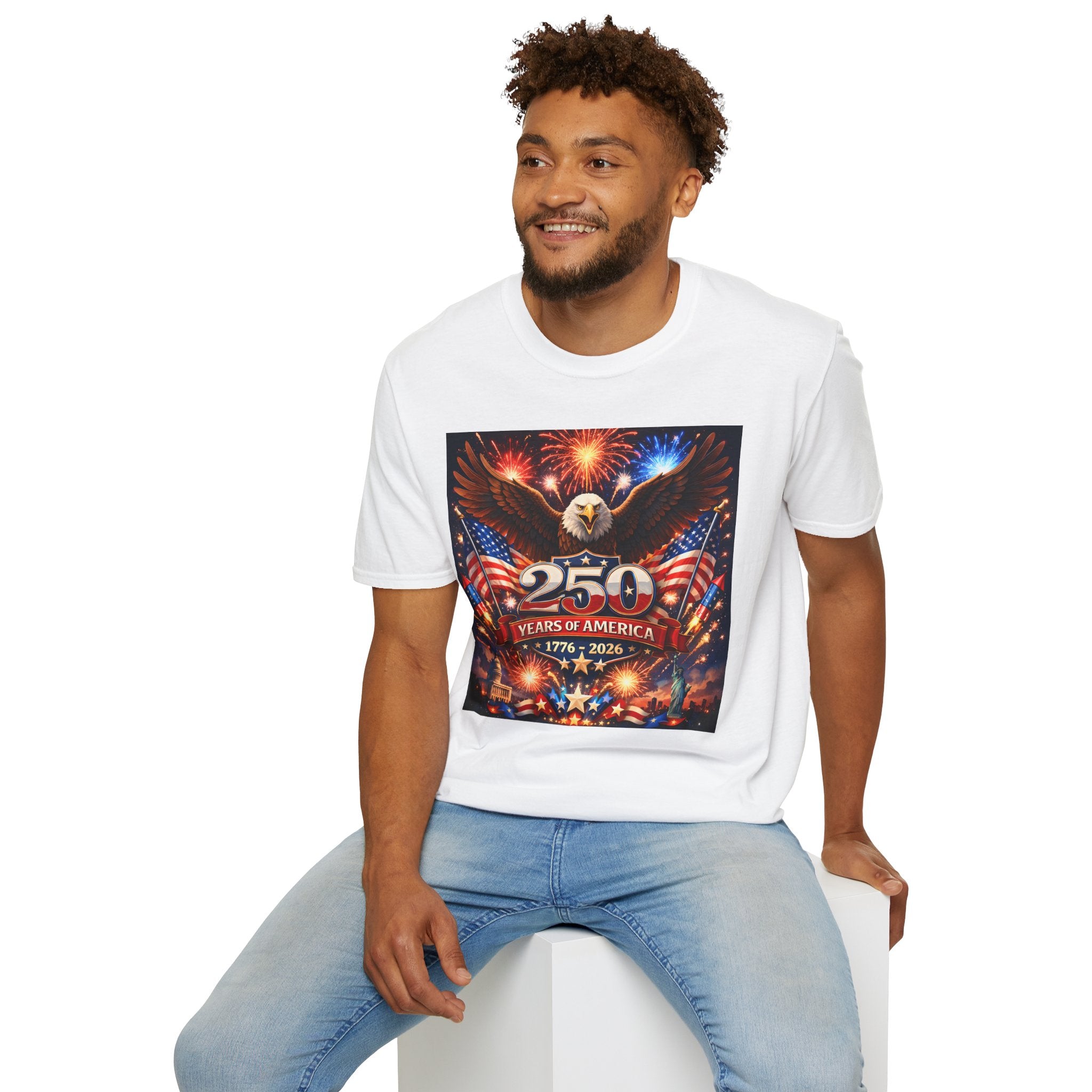 250 Years of America T-Shirt — Patriotic Eagle 1776–2026 Independence Day Tee