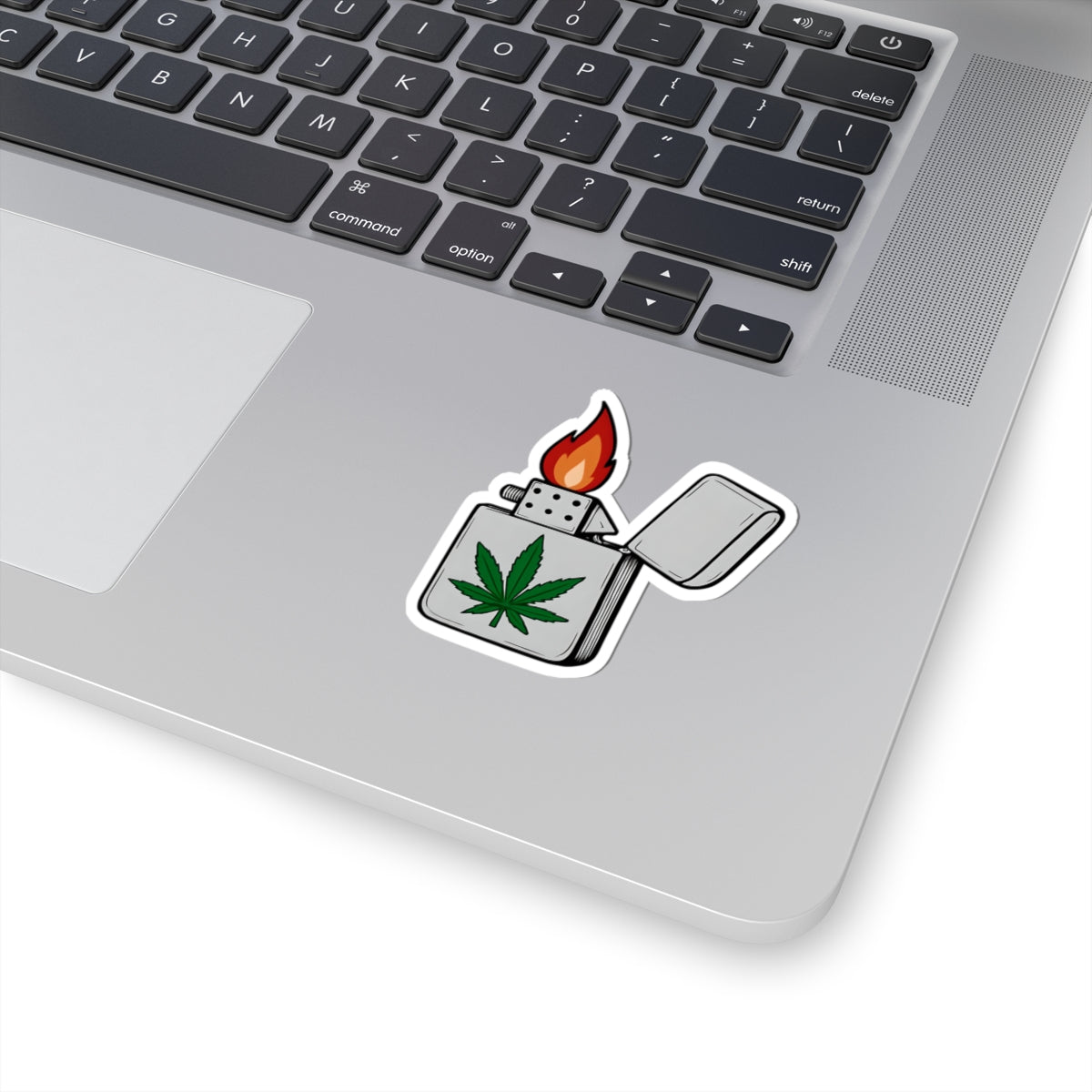 Cannabis Lighter Kiss-Cut Stickers - Fun and Colorful Vinyl Decals for Personalizing Laptops, Water Bottles, & More