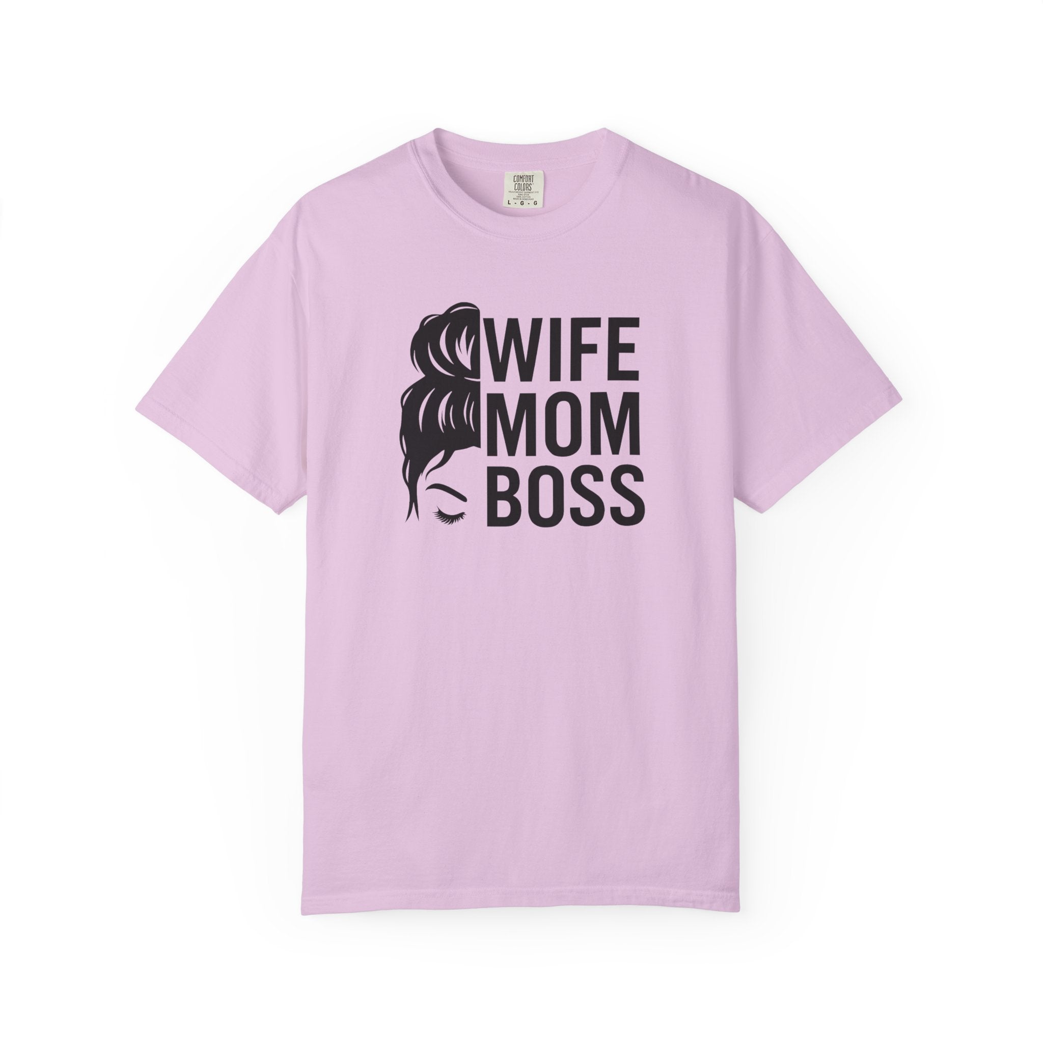 Wife Mom Boss T-Shirt, Unisex Tee for Moms, Gift for New Moms, Casual Outfit, Mother's Day Gift