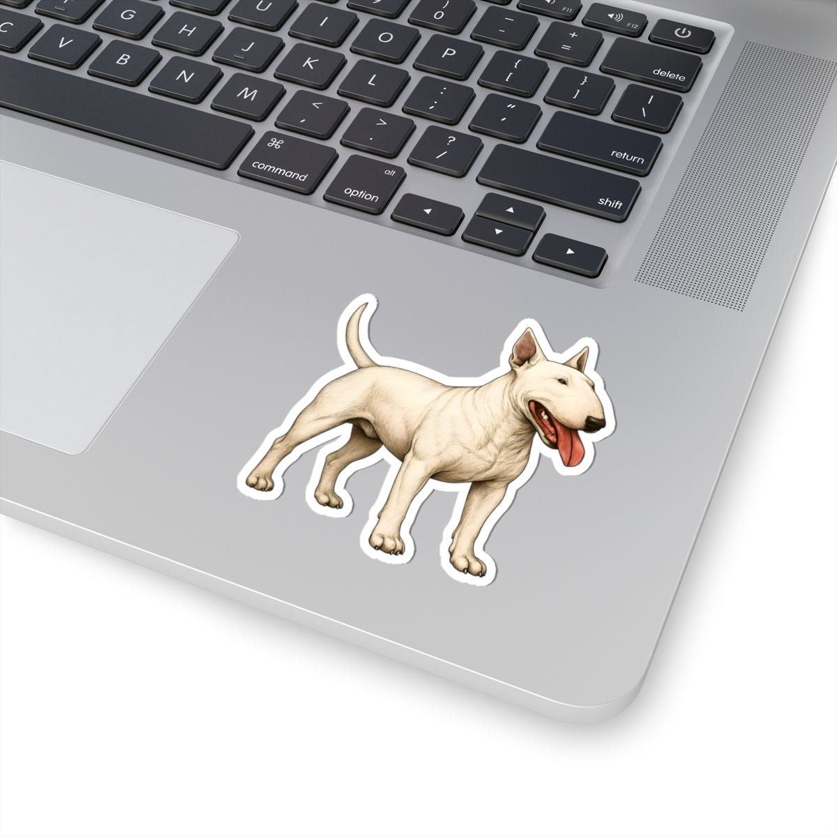 Adorable Bull Terrier Kiss-Cut Stickers | Dog Lovers, Laptop Decor, Gift for Pet Owners, Cute Stickers, Home & Office Decor
