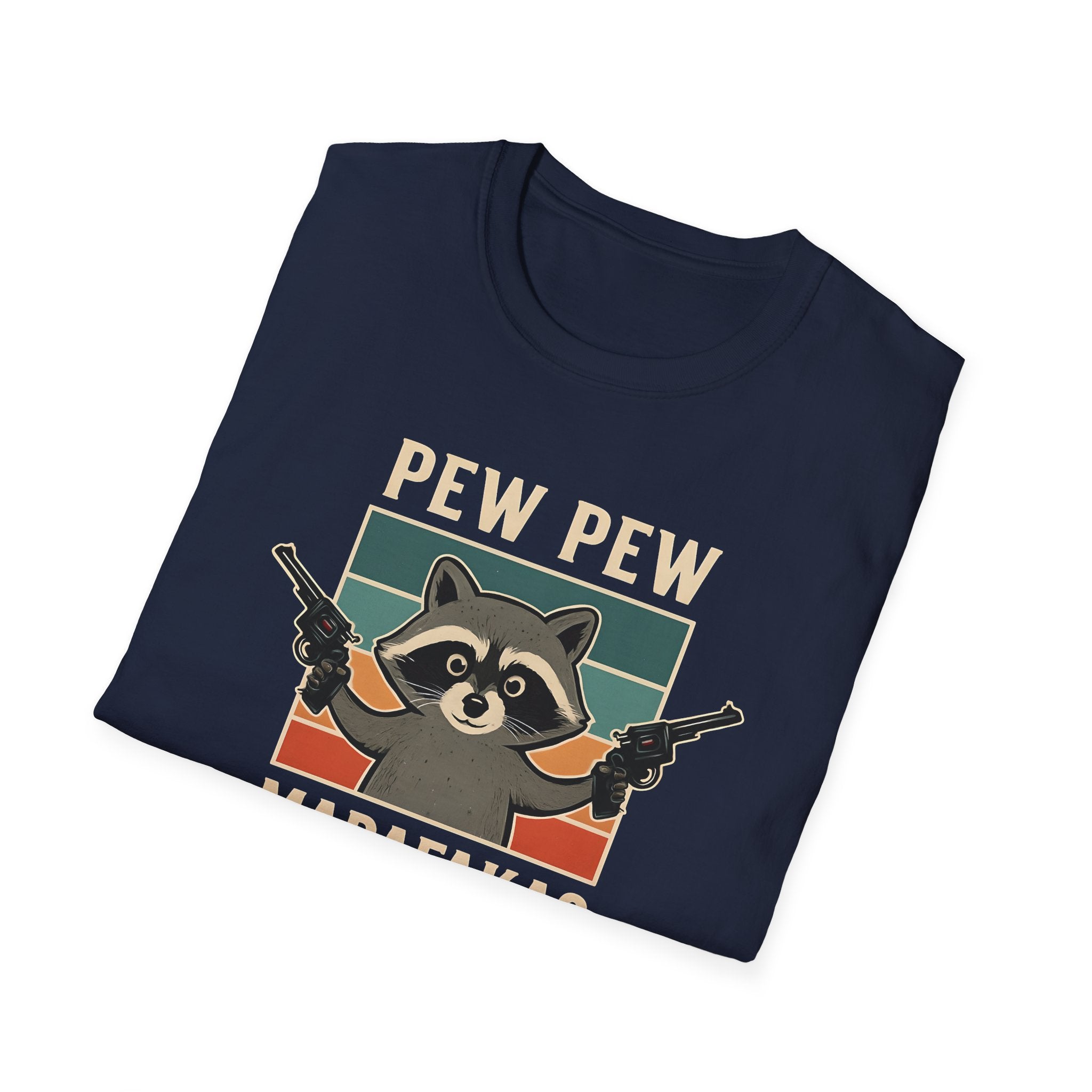Pew Pew Raccoon Unisex T-Shirt