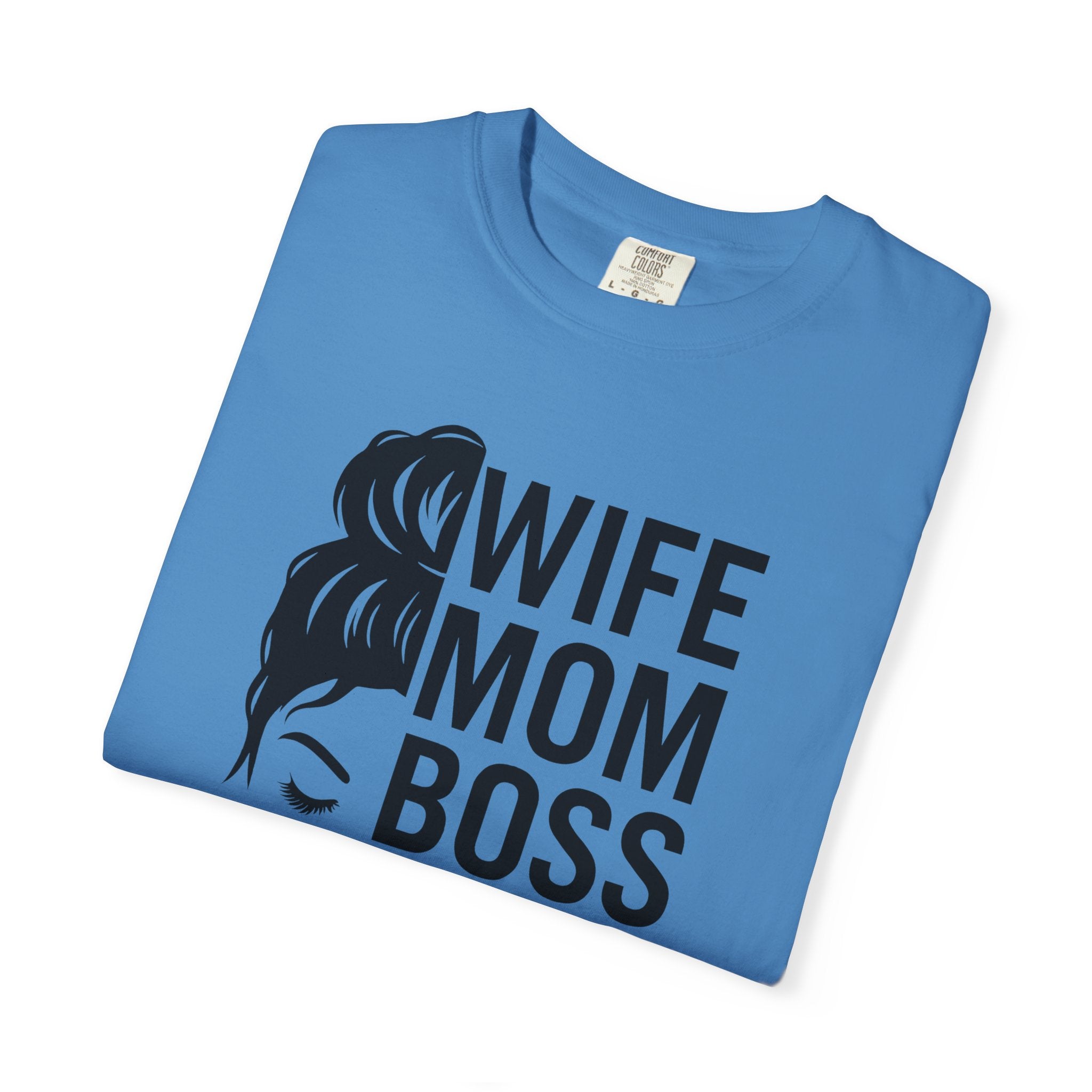 Wife Mom Boss T-Shirt, Unisex Tee for Moms, Gift for New Moms, Casual Outfit, Mother's Day Gift