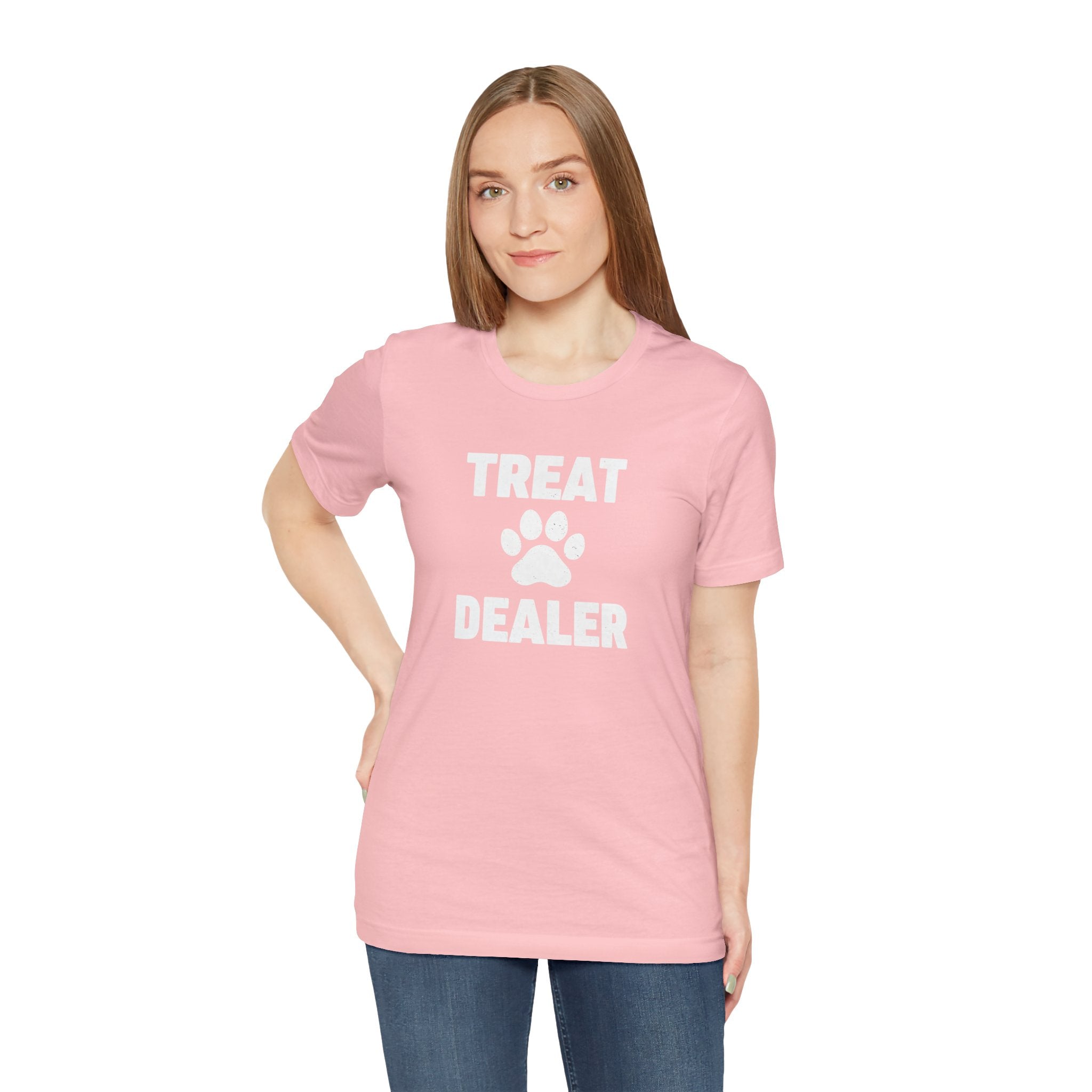 Treat Dealer T-Shirt — Funny Paw Print Tee for Dog Lovers