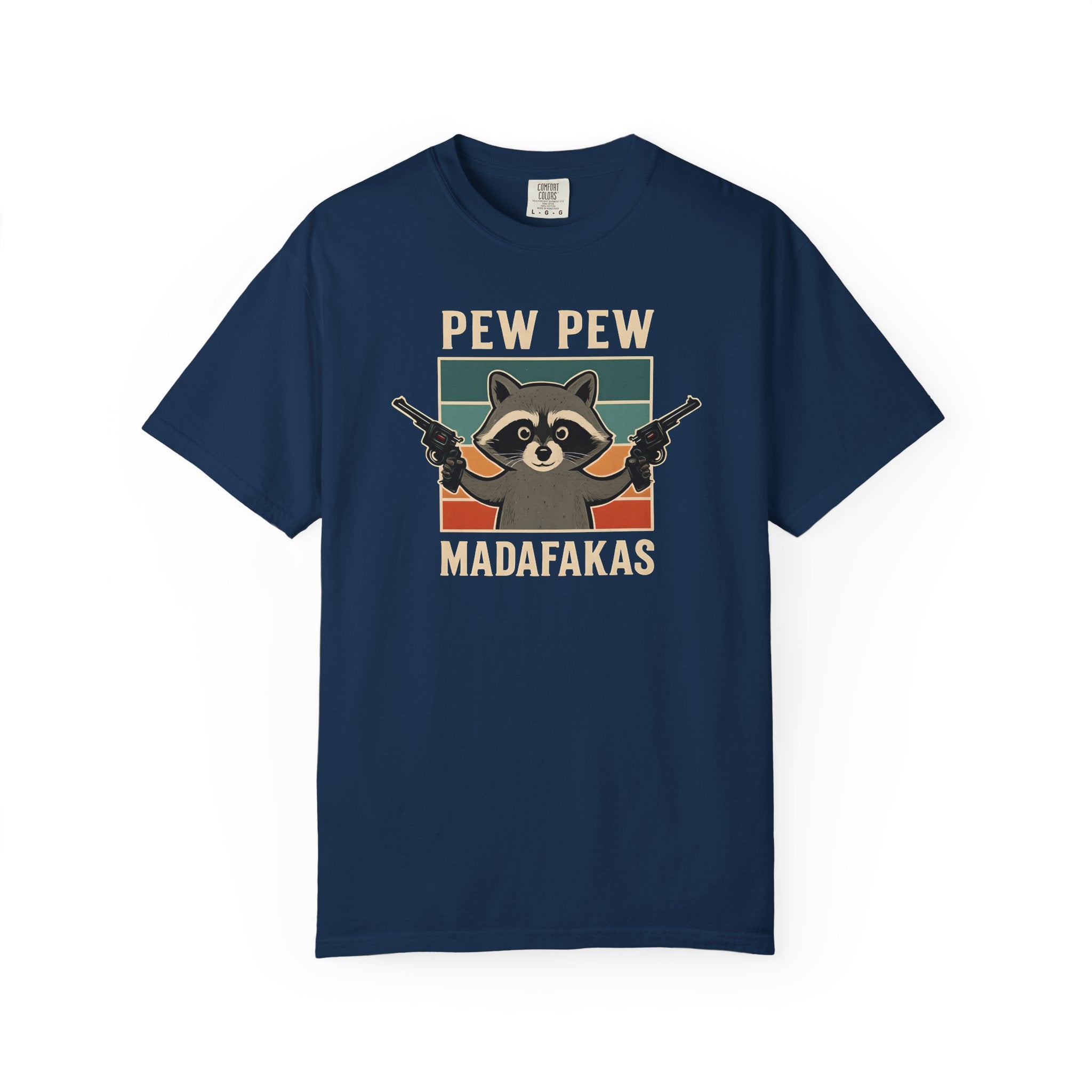 Pew Pew MafaFakas T-Shirt - Fun Unisex Garment-Dyed Tee