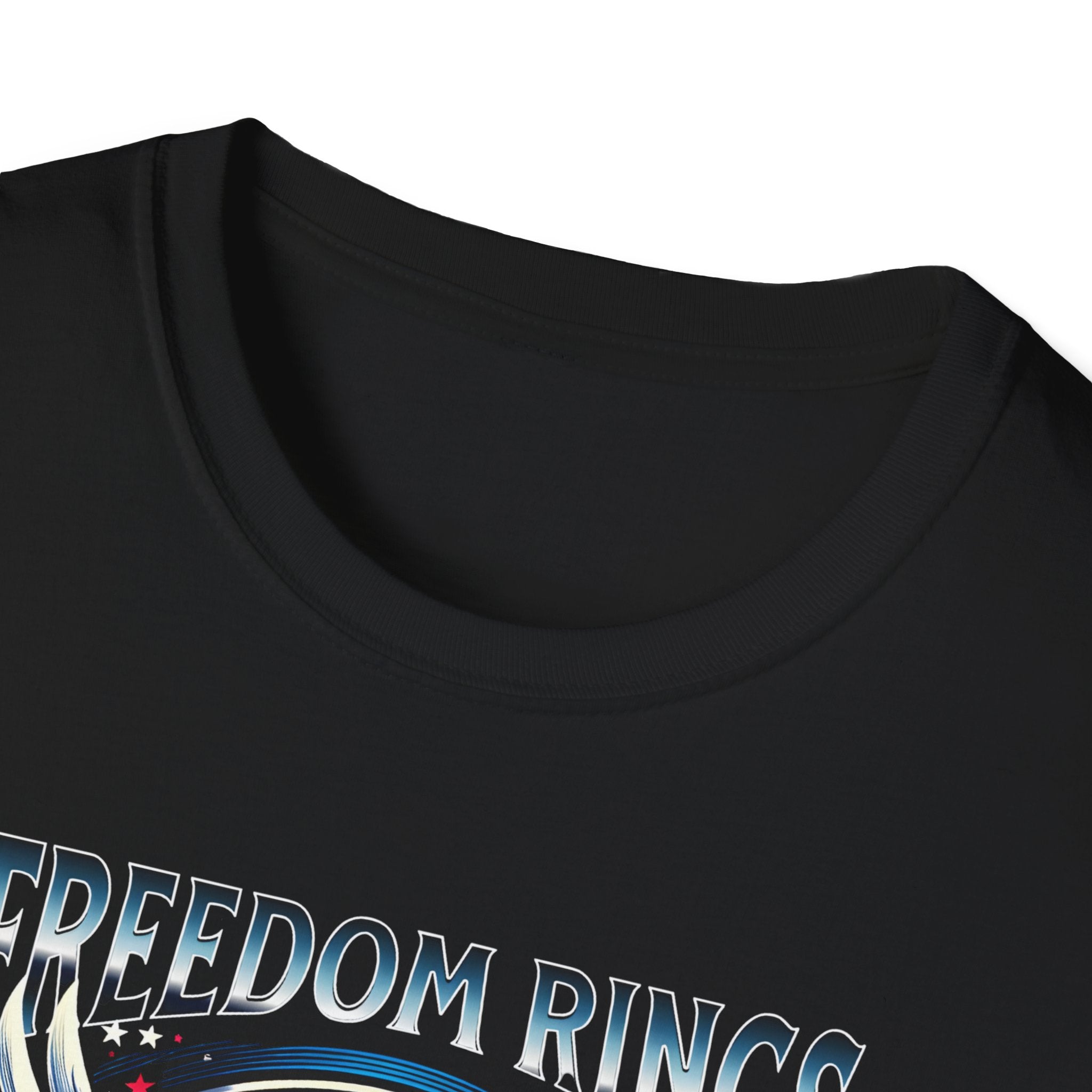 Patriotic Eagle T-Shirt — "Freedom Rings, America Sings" USA Graphic Tee