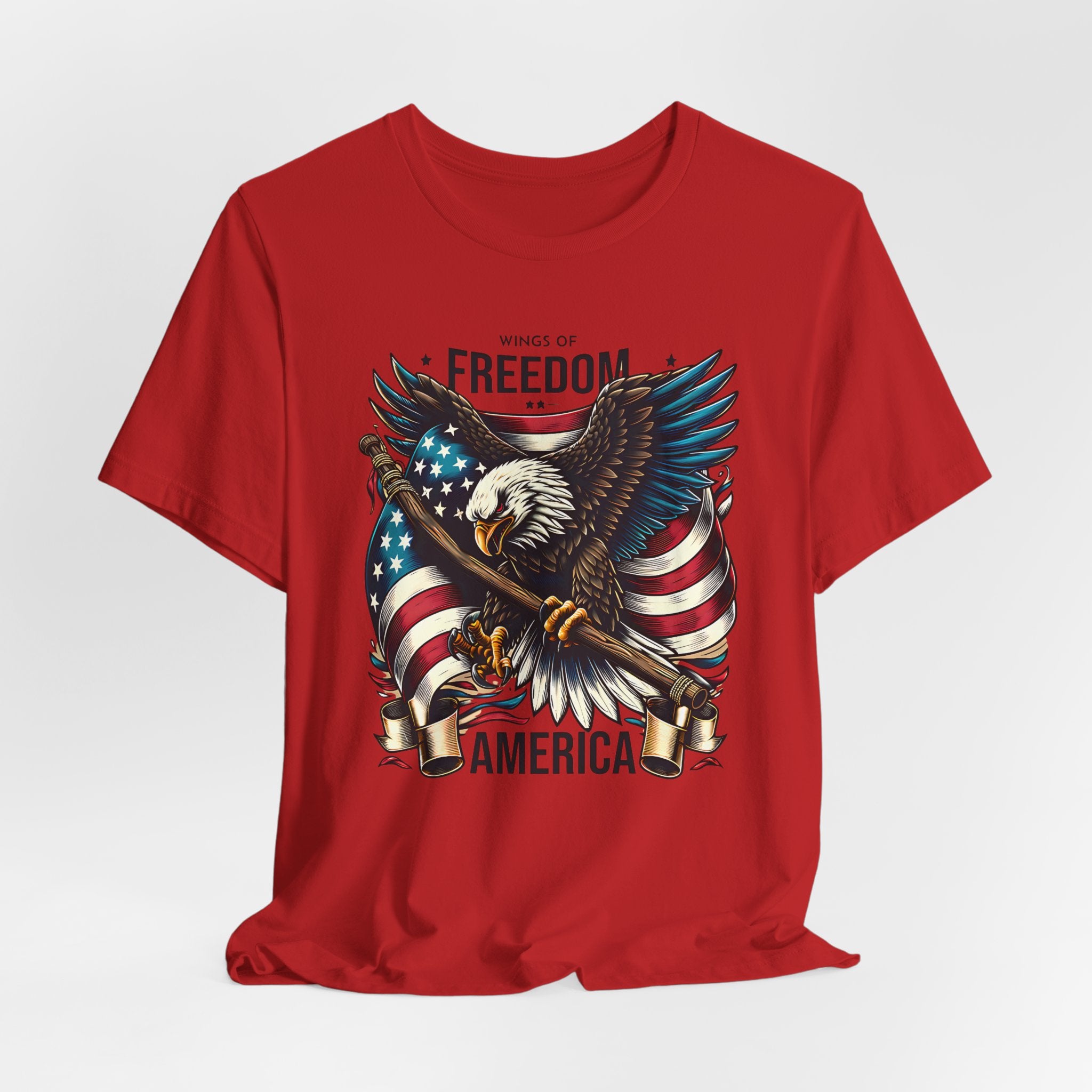 Patriotic Eagle T-Shirt – Freedom America Graphic Tee