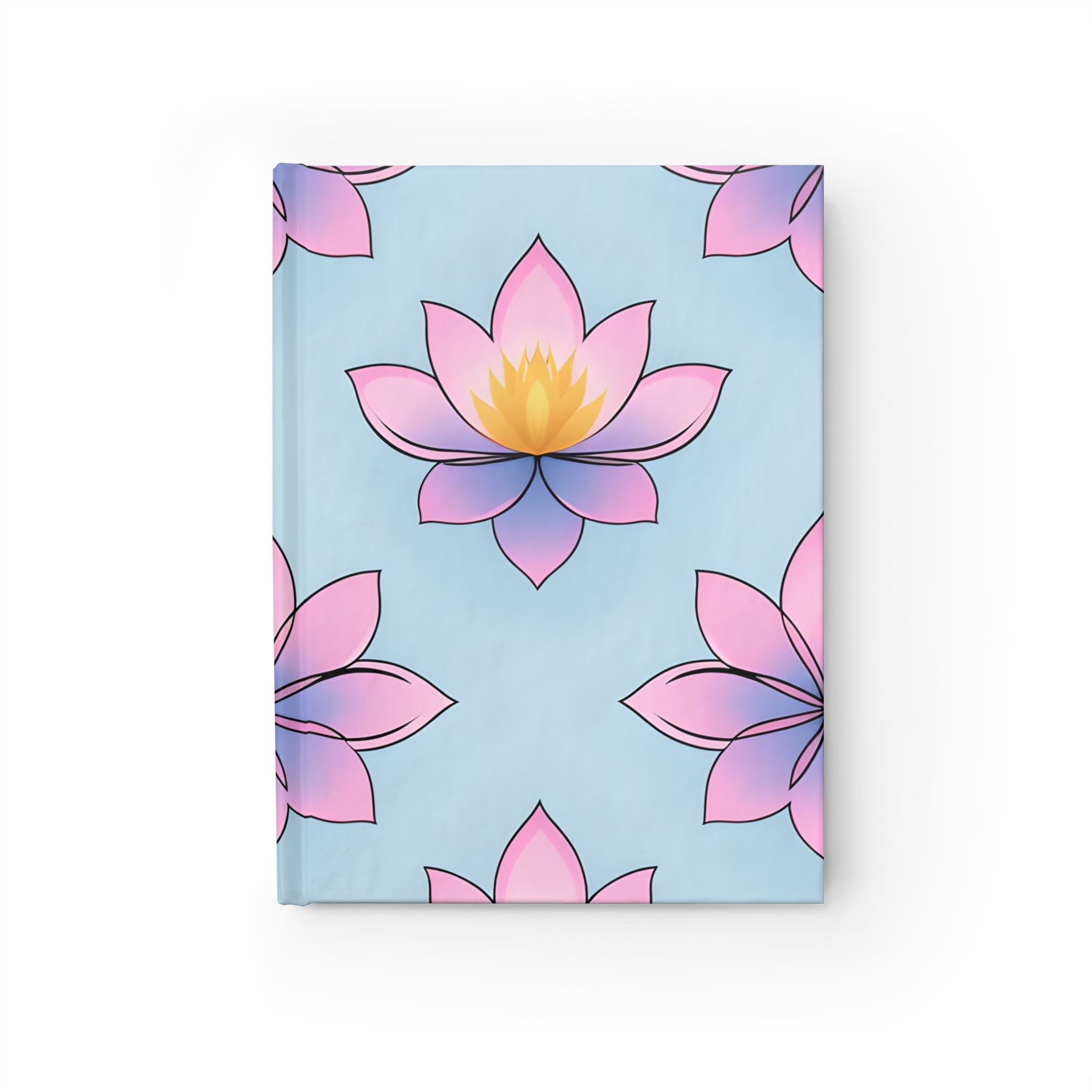 Blossom Lotus Journal - Serene Note-taking, Floral Diary, Meditation Log, Mindfulness Planner, Gift for Yoga Enthusiasts