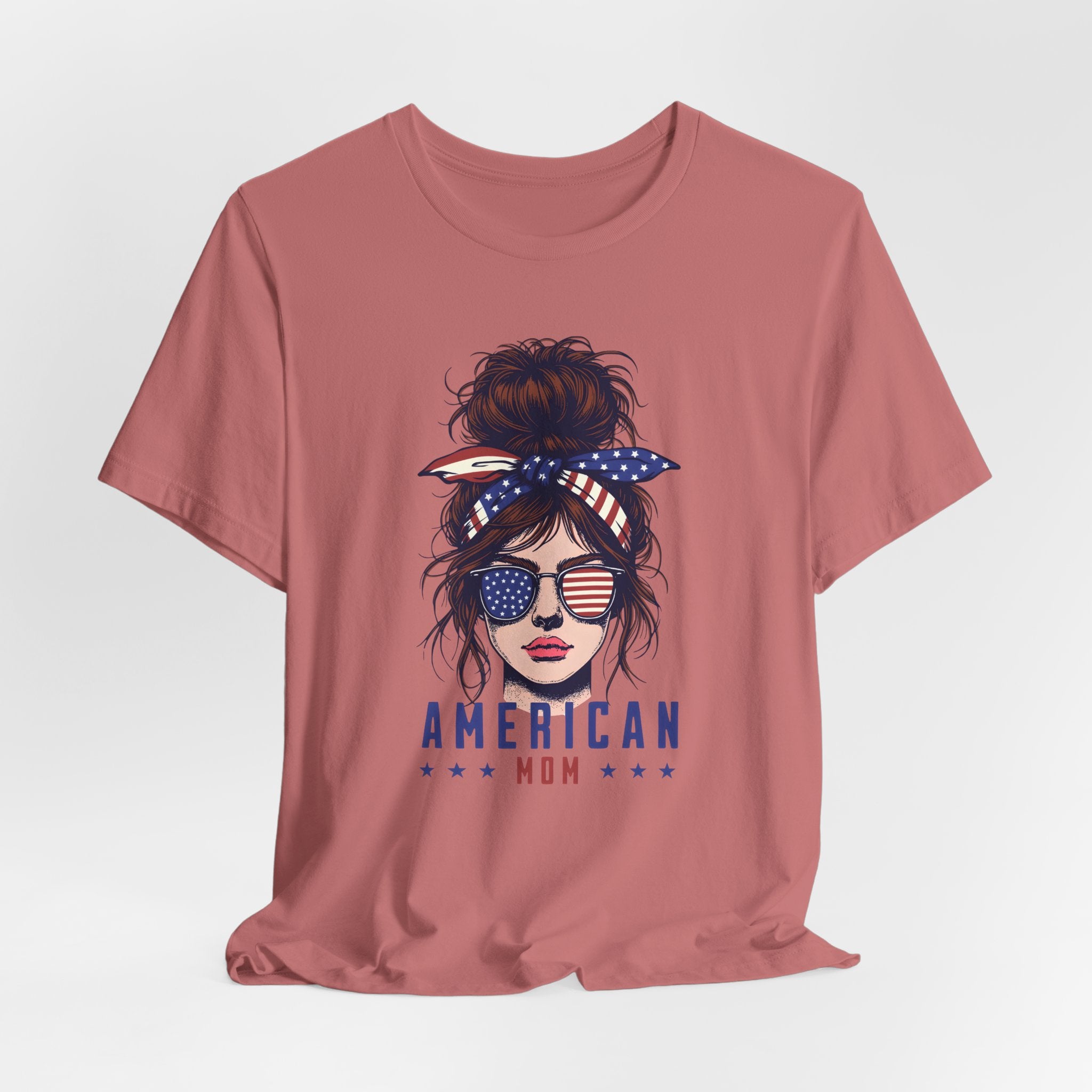American Mom T-Shirt – Patriotic Mom Graphic Tee
