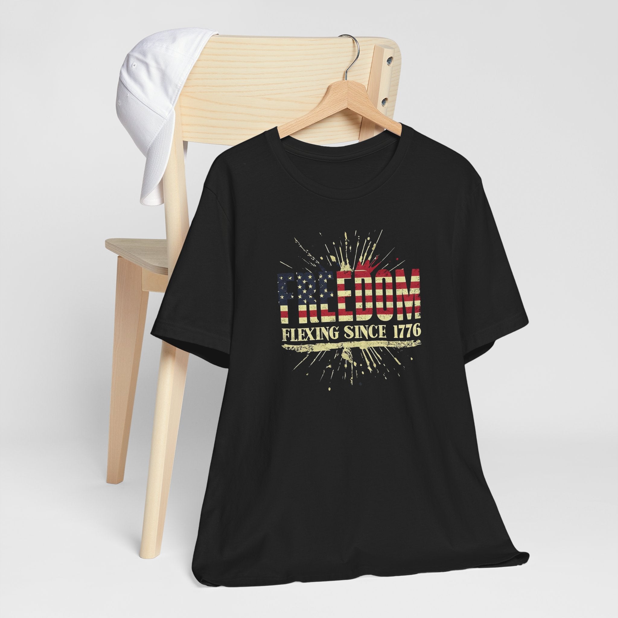 Freedom Flexing Since 1776 T-Shirt — Patriotic Fourth of July Tee