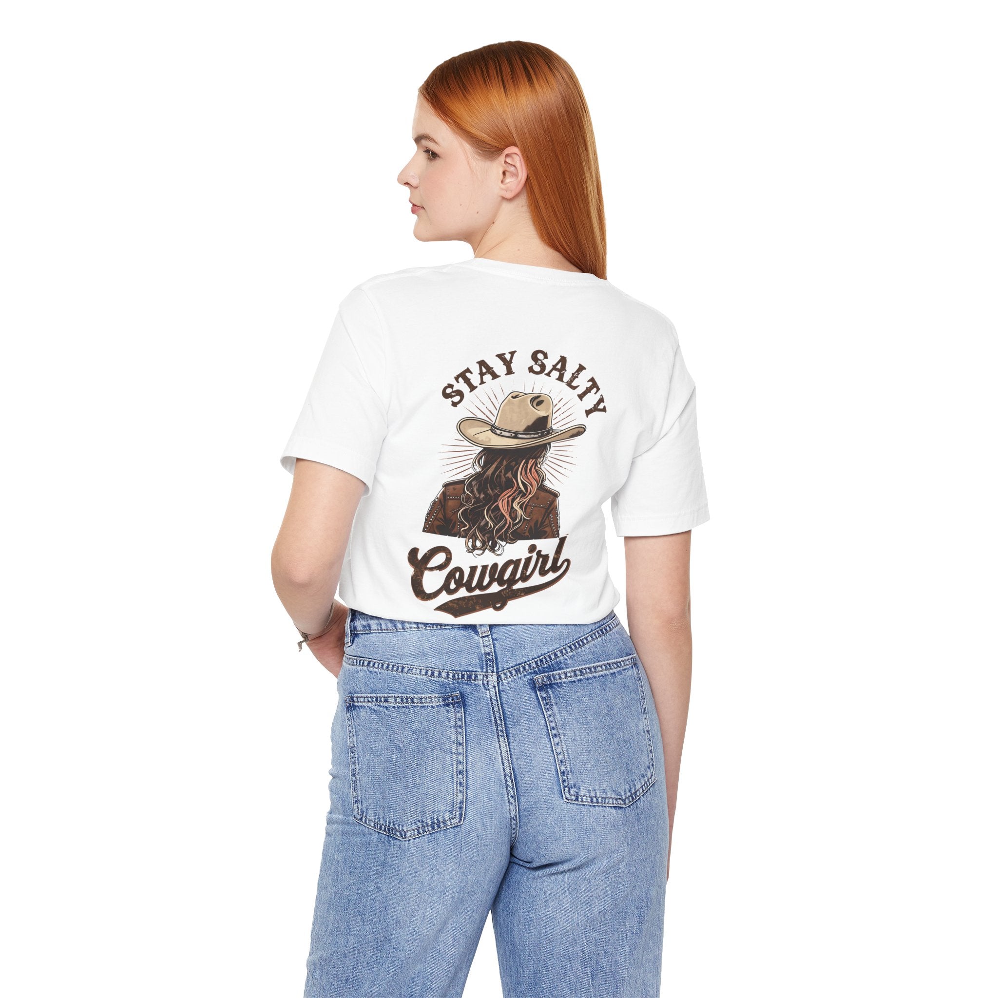 Stay Salty Cowgirl T-Shirt — Western Cowgirl Graphic Tee