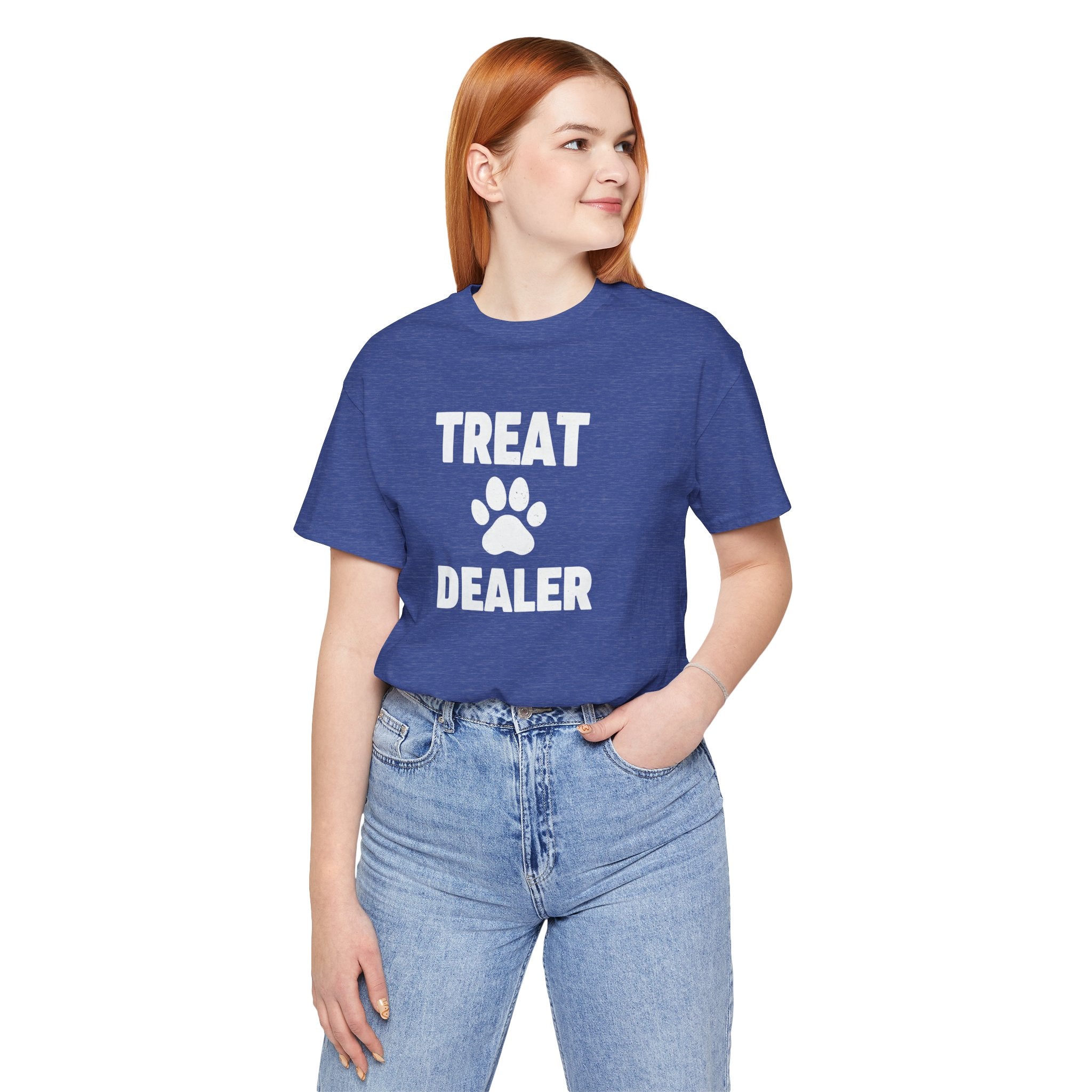 Treat Dealer T-Shirt — Funny Paw Print Tee for Dog Lovers