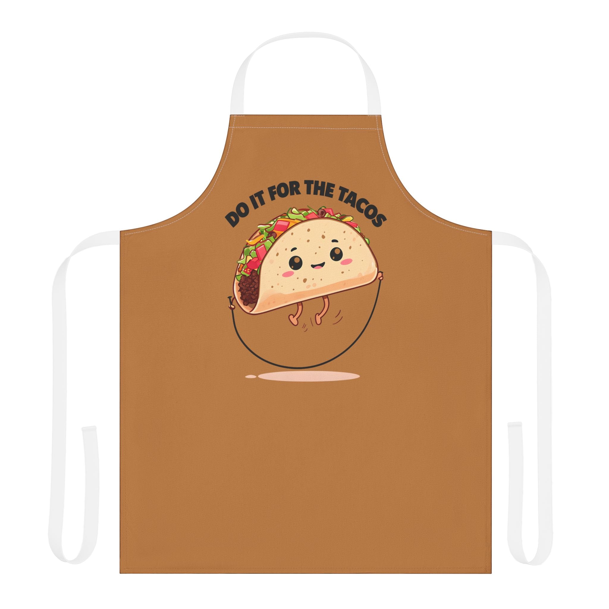 Apron — "Do It For The Tacos" Cute Taco Graphic Cooking Apron