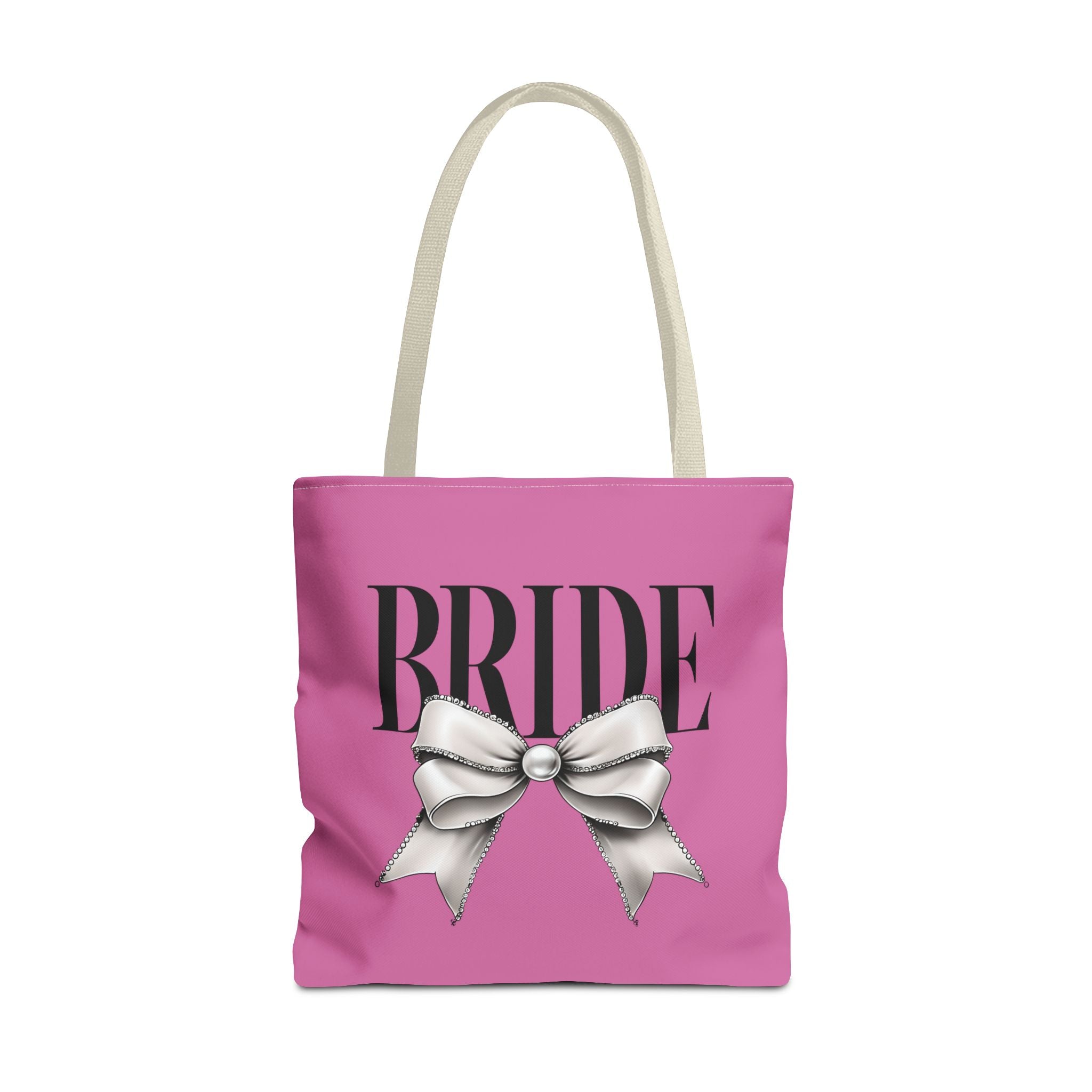Bride Tote Bag with Bow Design