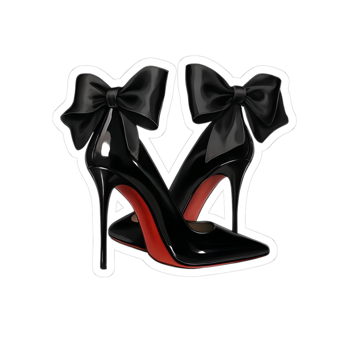 Stylish High Heel Kiss-Cut Stickers for Fashion Lovers