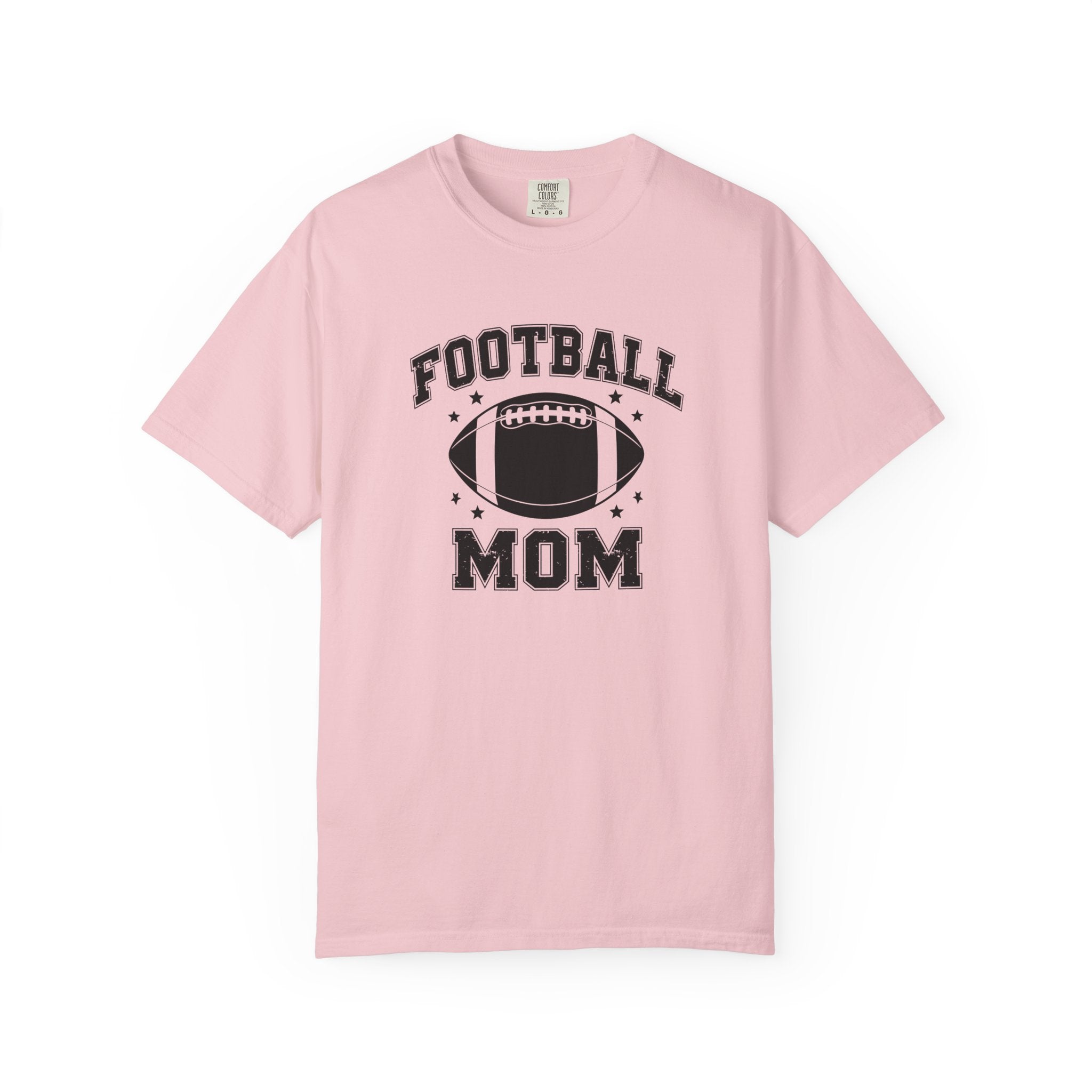 Football Mom T-Shirt, Unisex Garment-Dyed Tee for Game Day, Sports Mom Gift, Team Spirit Shirt, Casual Comfort Wear