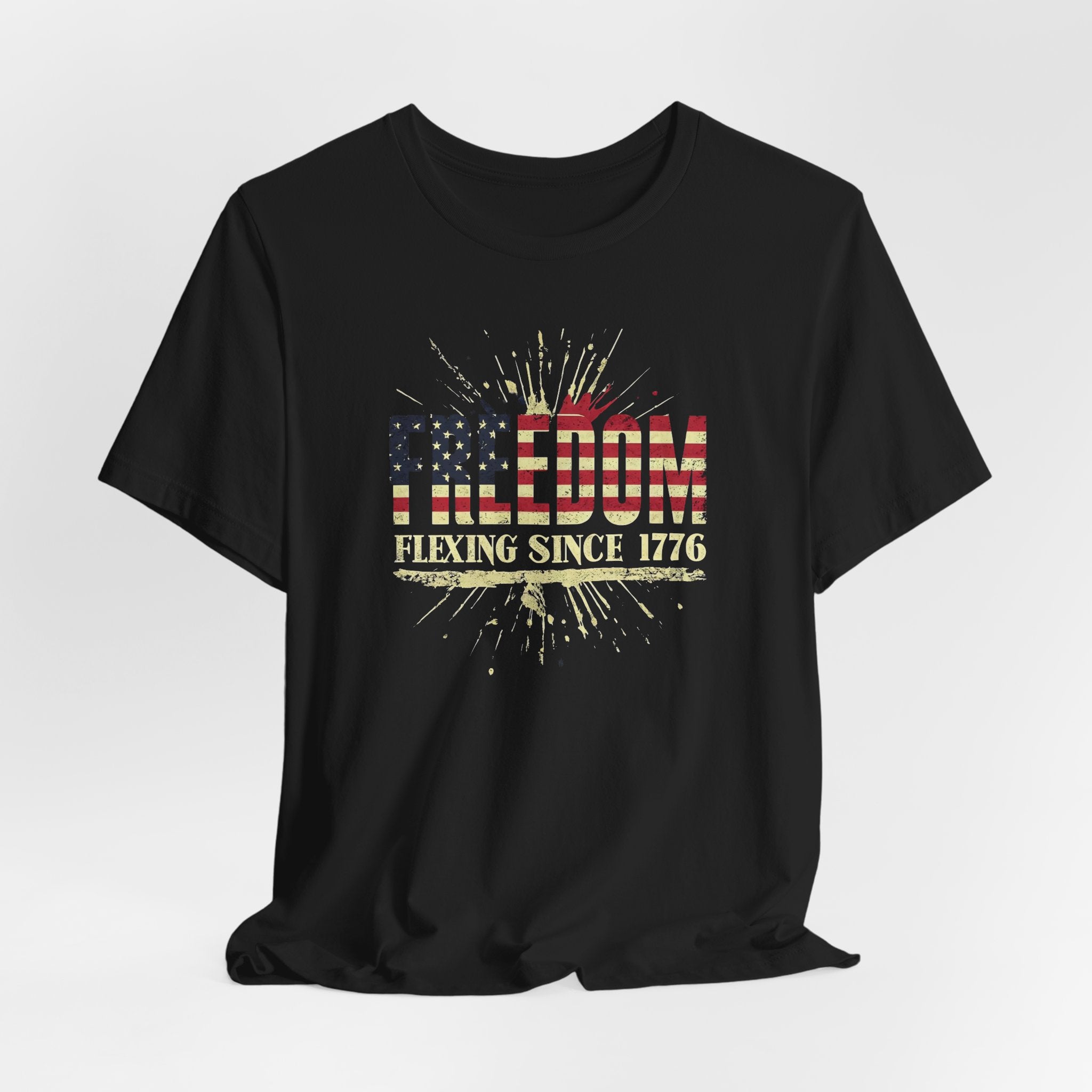 Freedom Flexing Since 1776 T-Shirt — Patriotic Fourth of July Tee