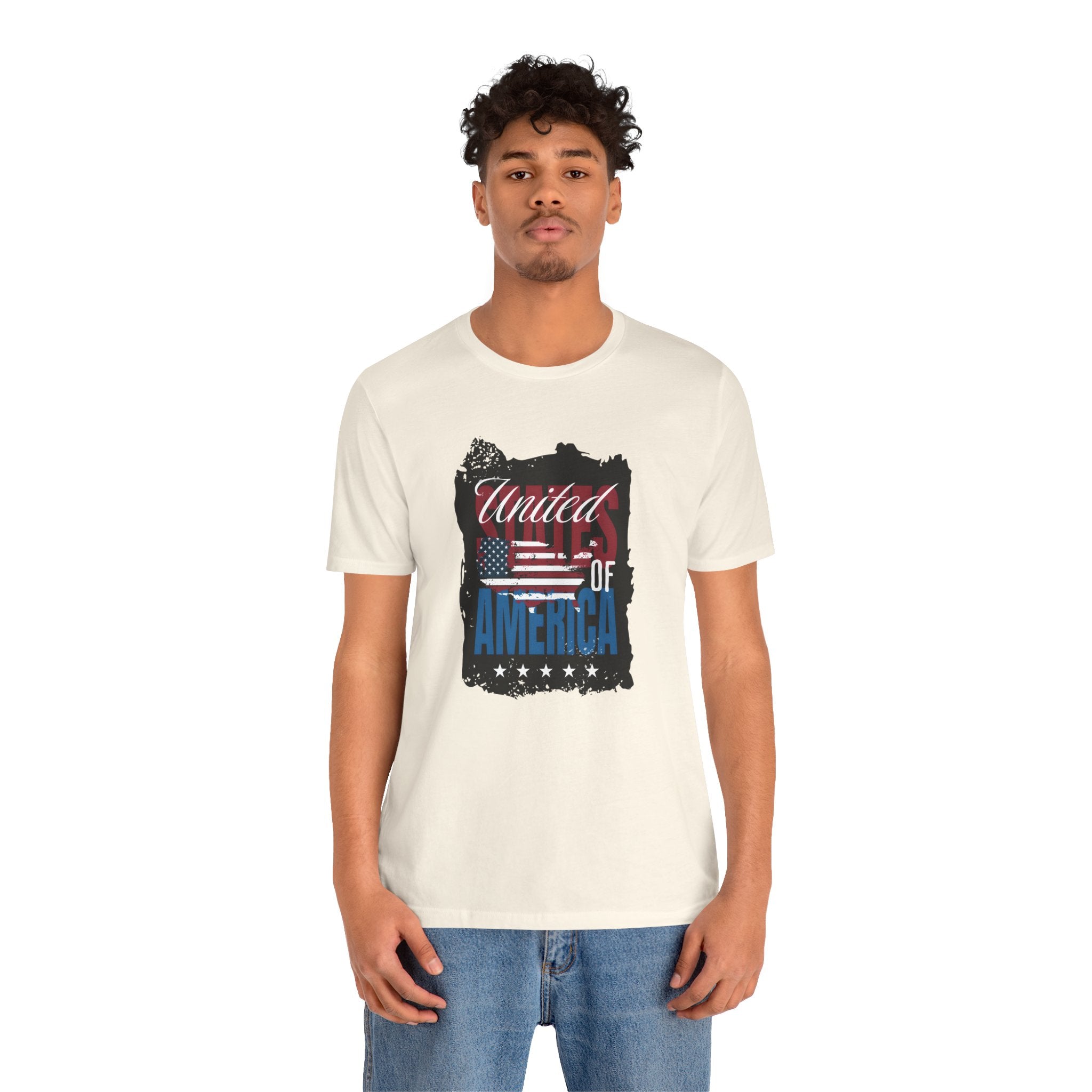 United of America Flag T-Shirt — Patriotic USA Graphic Tee