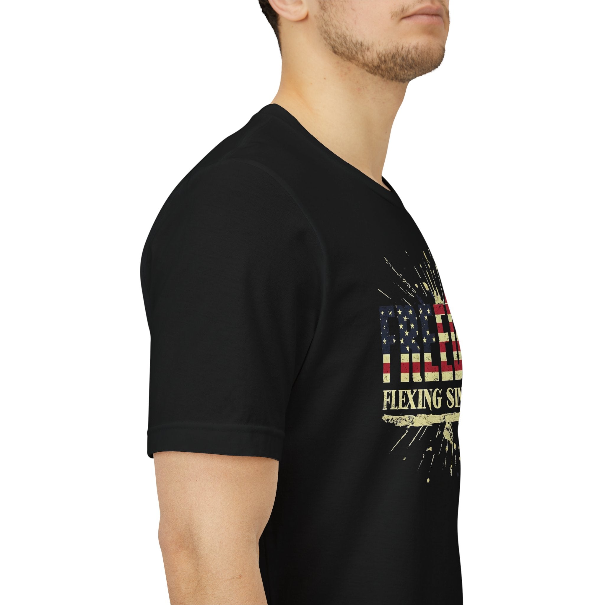 Freedom Flexing Since 1776 T-Shirt — Patriotic Fourth of July Tee
