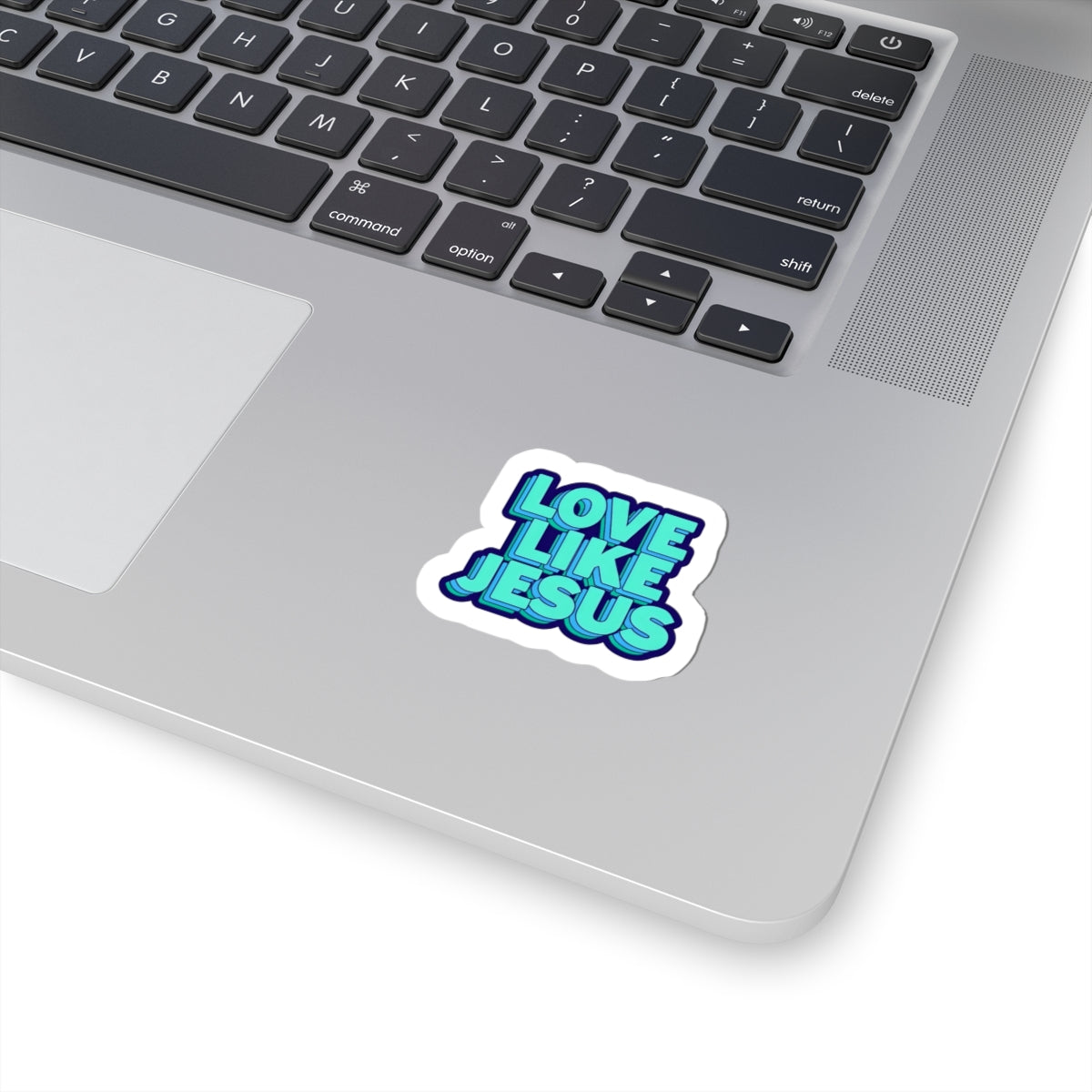 Colorful 'Love Like Jesus' Kiss-Cut Stickers - Perfect for Faith-Inspired Decor