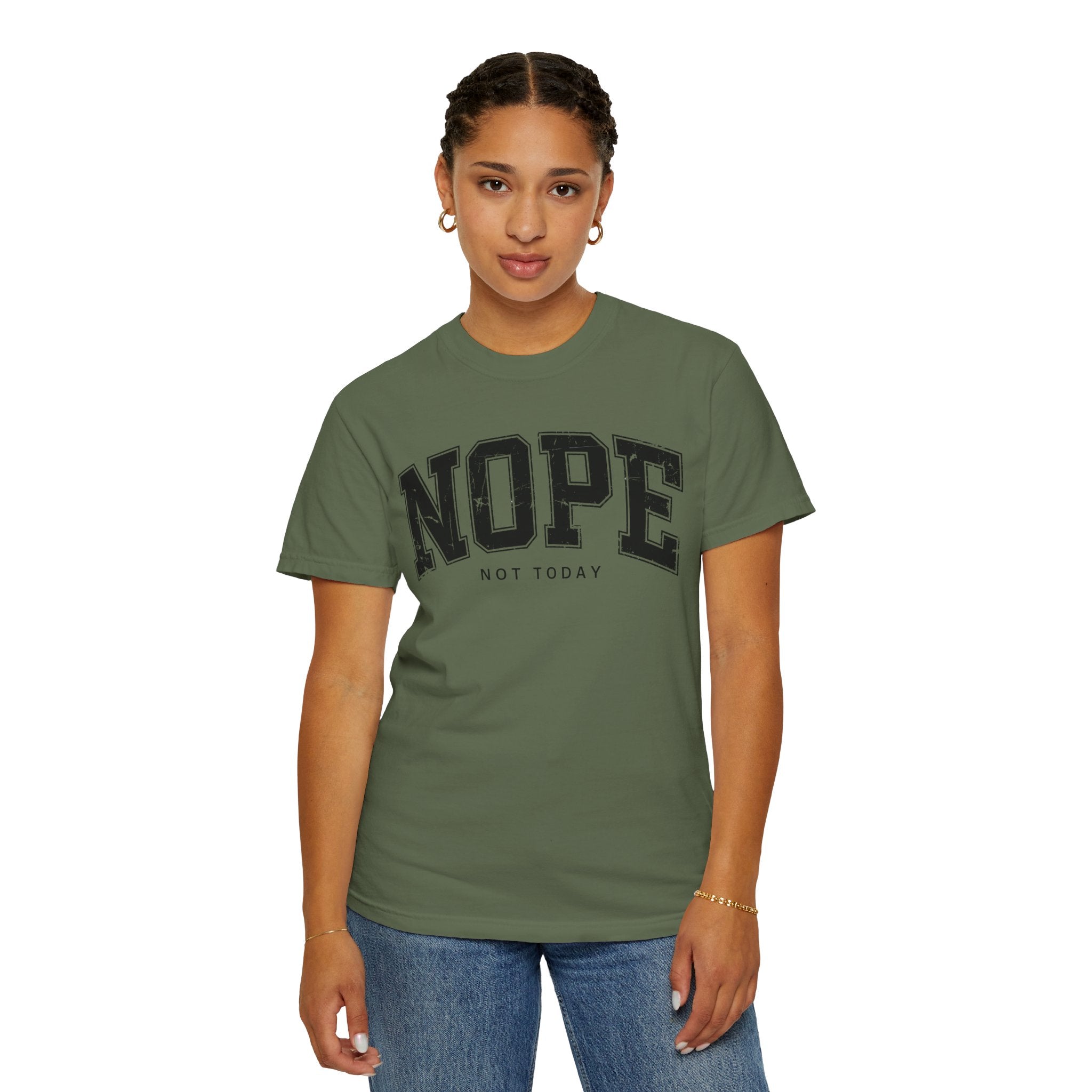 Unisex T-shirt Nope Not Today Funny Graphic Tee