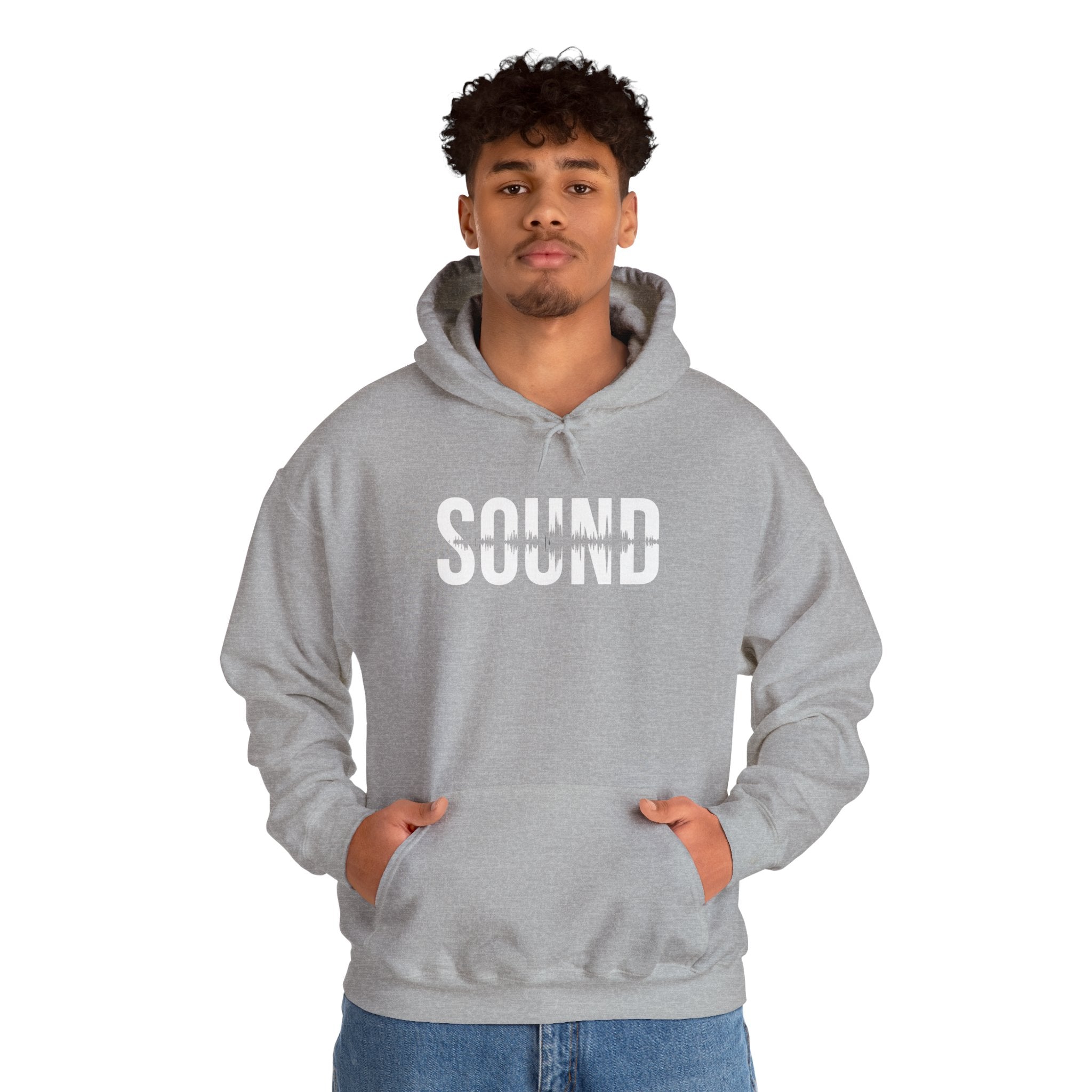 Sound Hoodie for Music Lovers - Cozy Unisex Heavy Blend Sweatshirt