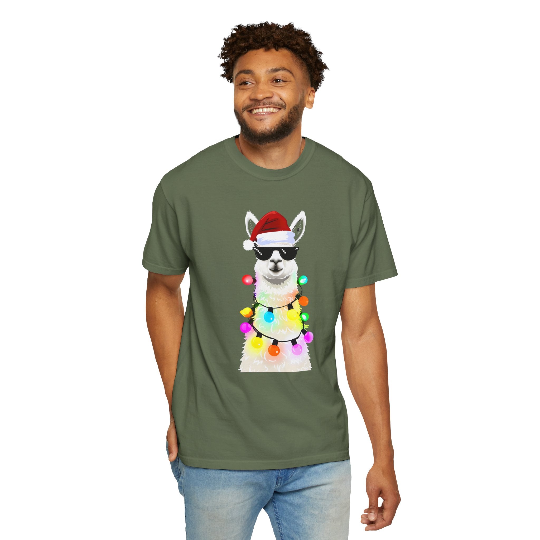 Cool Christmas Llama T-Shirt