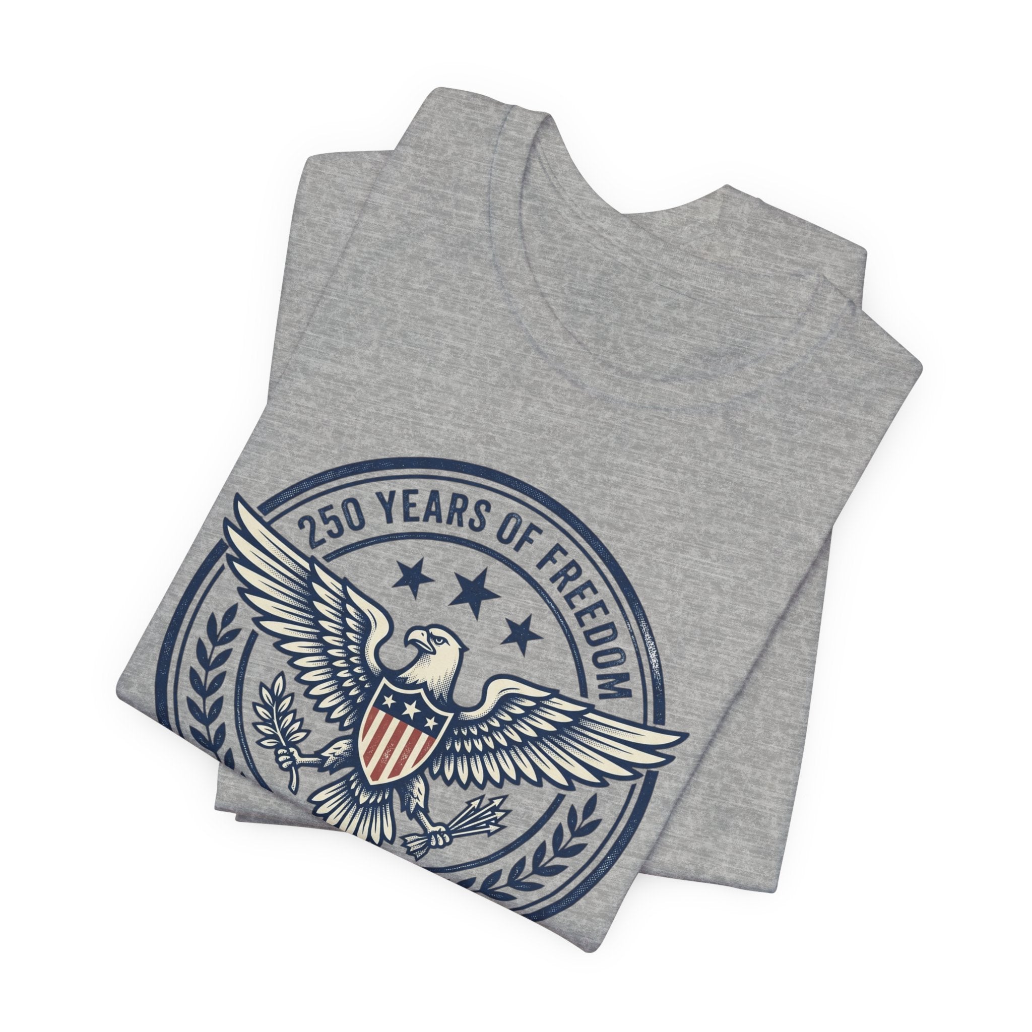 1776–2026 Eagle Crest T-Shirt | Retro Americana 4th of July, Stars & Stripes
