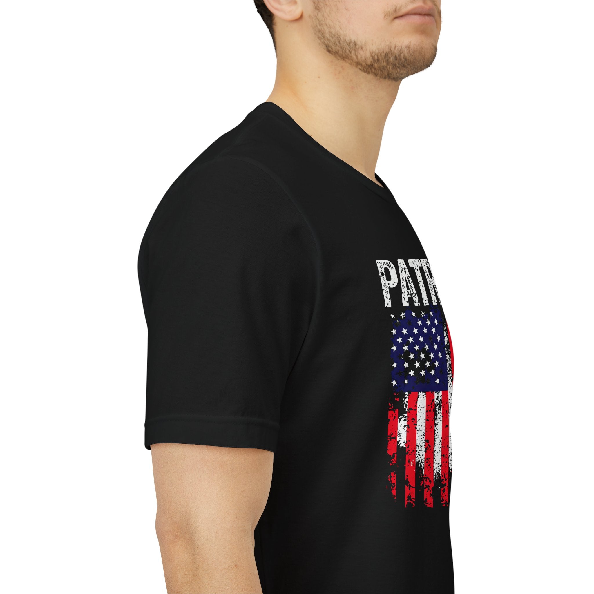Patriot American Flag Tee — Distressed USA Graphic T‑Shirt