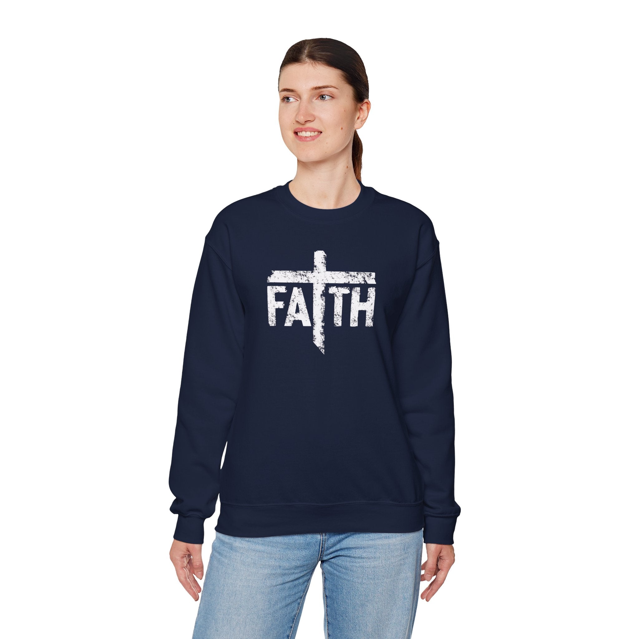 Faith-Inspired Unisex Crewneck Sweatshirt - Cozy Faithful Apparel, Gifts for Believers, Religious Sweatshirt, Christian Comfort Wear, [...]