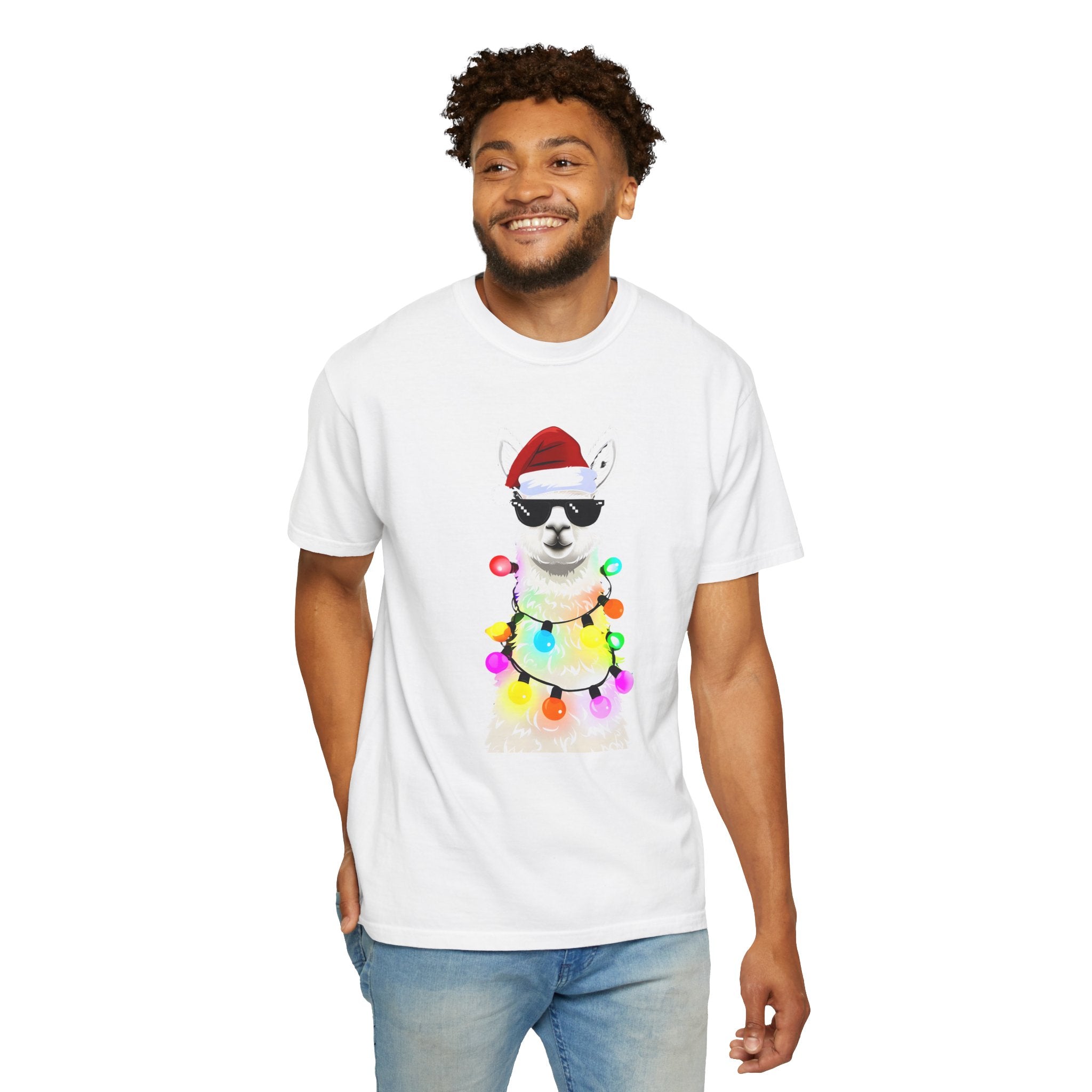 Cool Christmas Llama T-Shirt