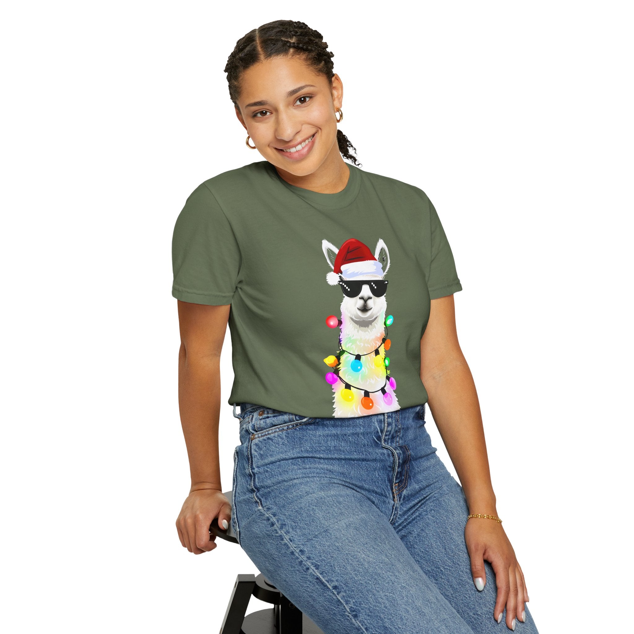 Cool Christmas Llama T-Shirt