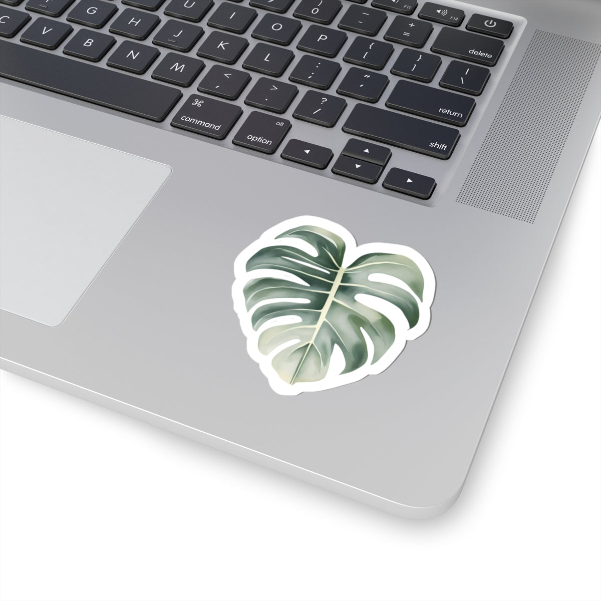 Tropical Monstera Leaf Kiss-Cut Stickers | Trendy Laptop Decor & Eco-Friendly Art