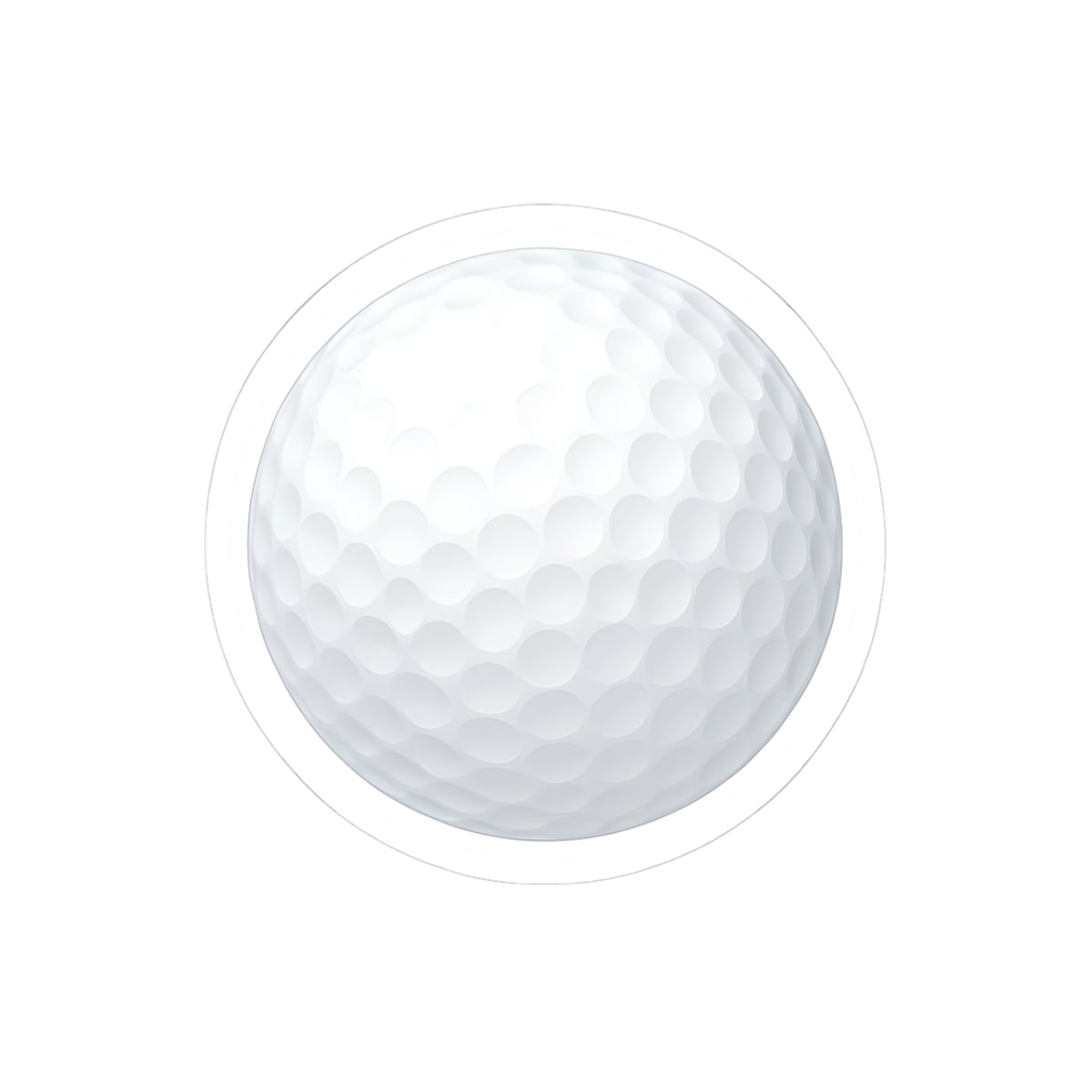 Golf Ball Kiss-Cut Stickers - Ideal for Golf Enthusiasts & Decor