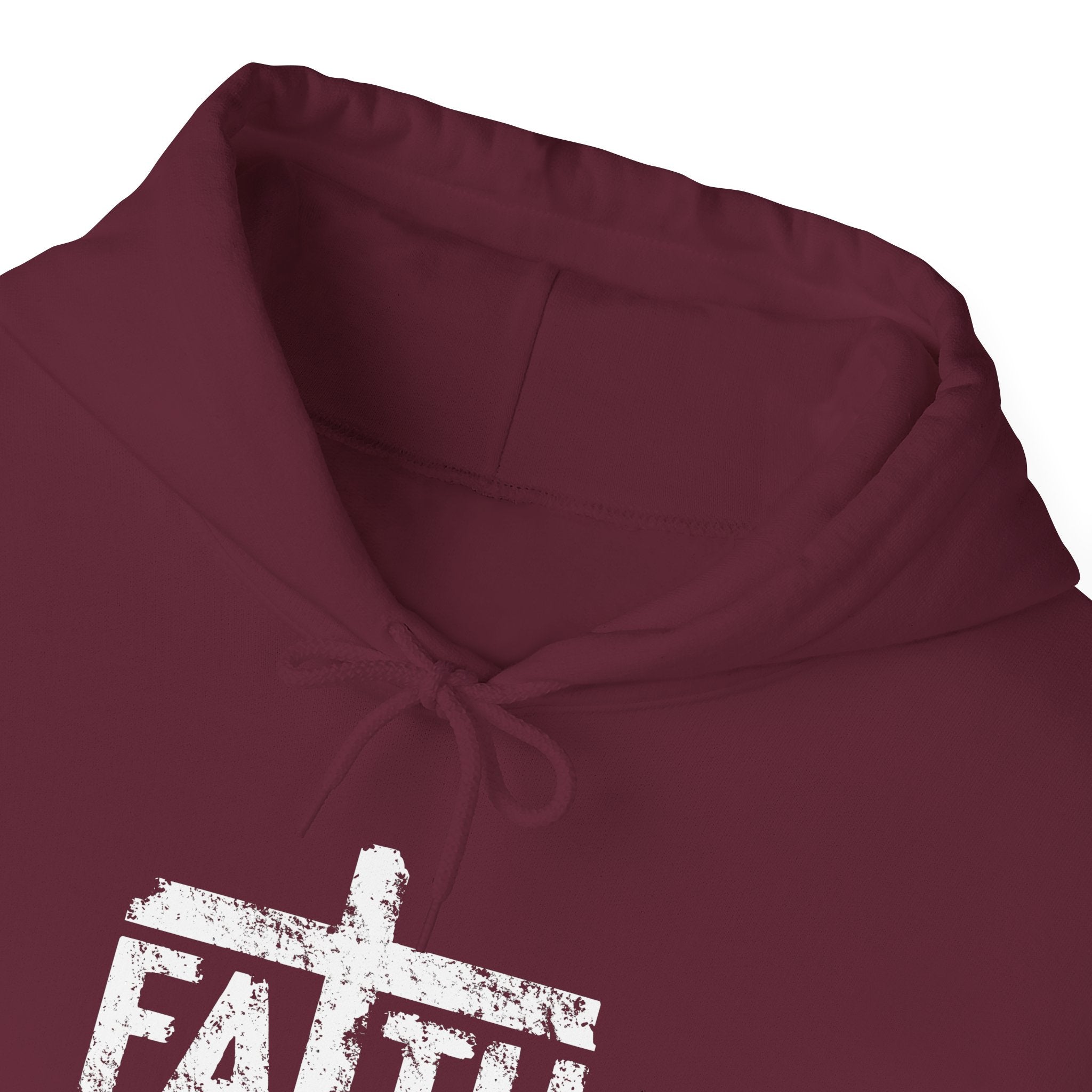 Faith Hoodie, Inspirational Sweatshirt for Men and Women, Cozy Pullover for Church, Gifts for Believers, Religious Apparel