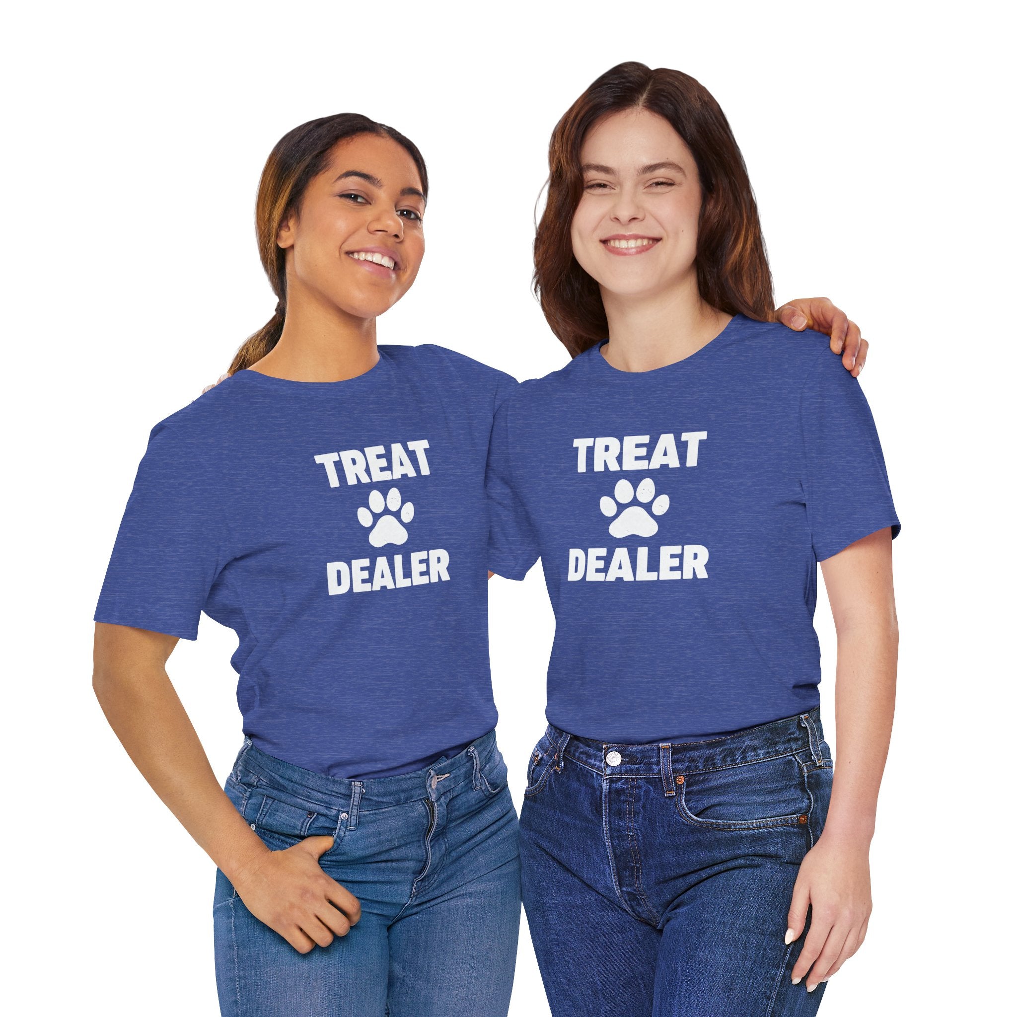 Treat Dealer T-Shirt — Funny Paw Print Tee for Dog Lovers