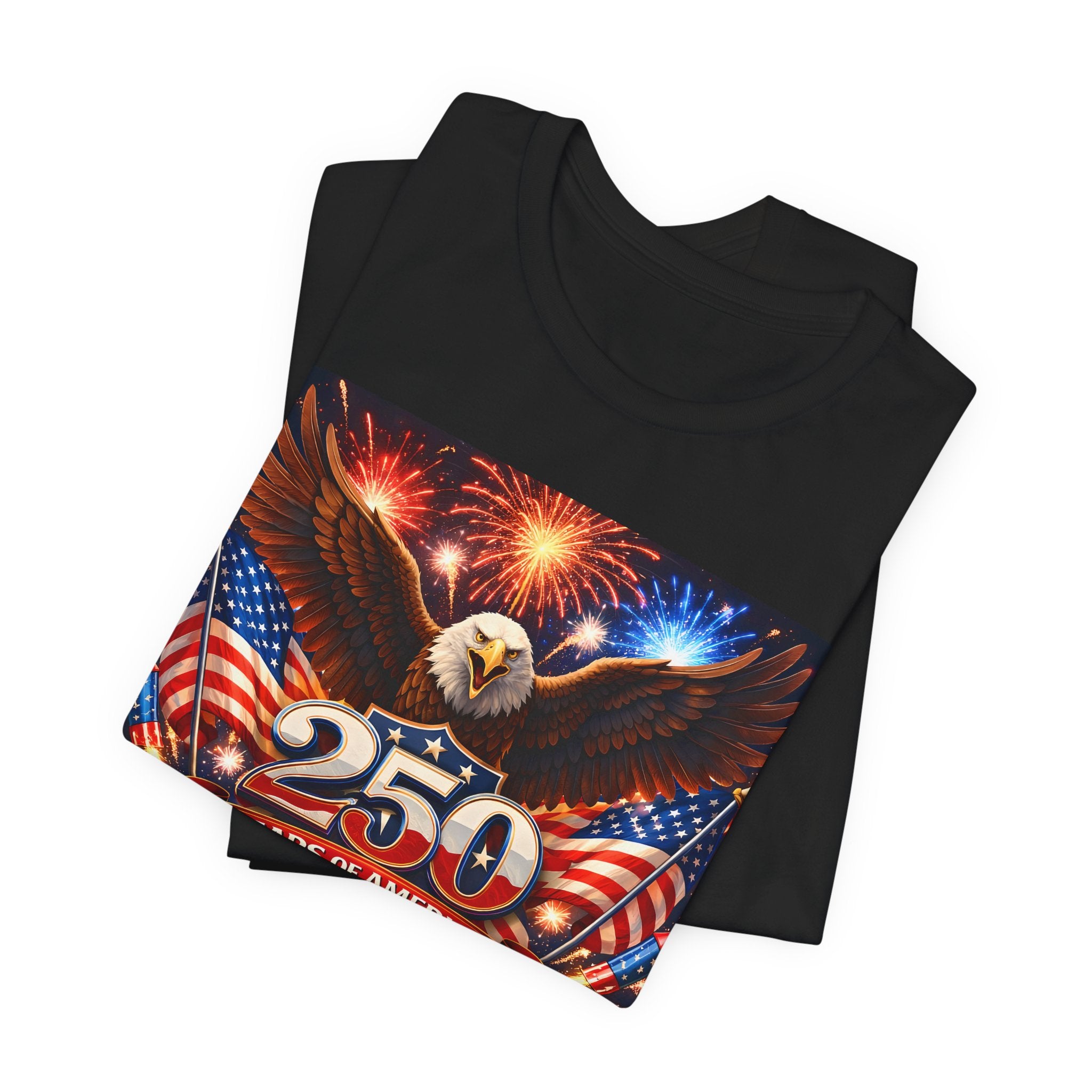 250 Years of America Eagle T-Shirt — 1776–2026 Patriotic Independence Day Tee