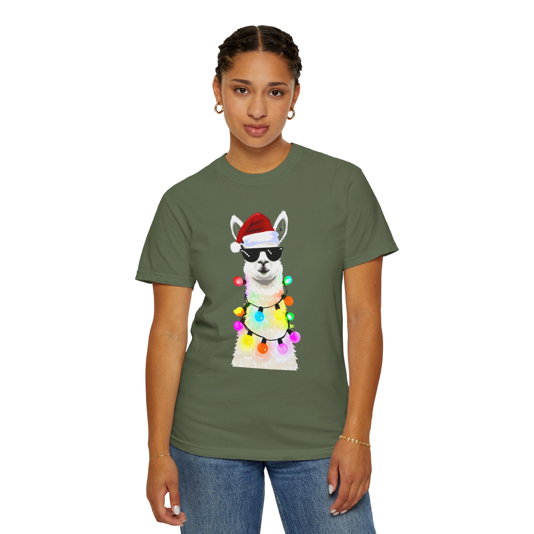 Cool Christmas Llama T-Shirt