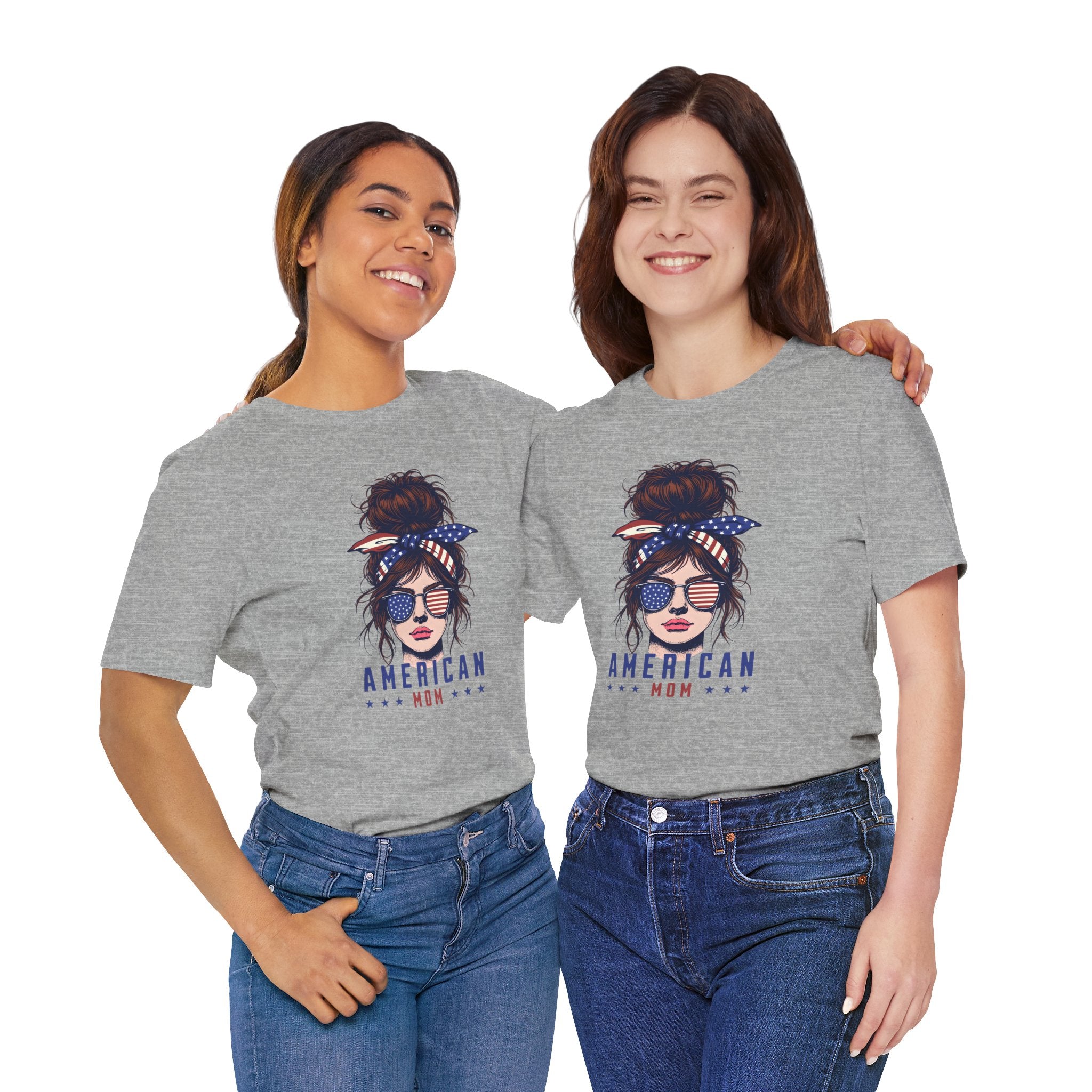 American Mom T-Shirt – Patriotic Mom Graphic Tee