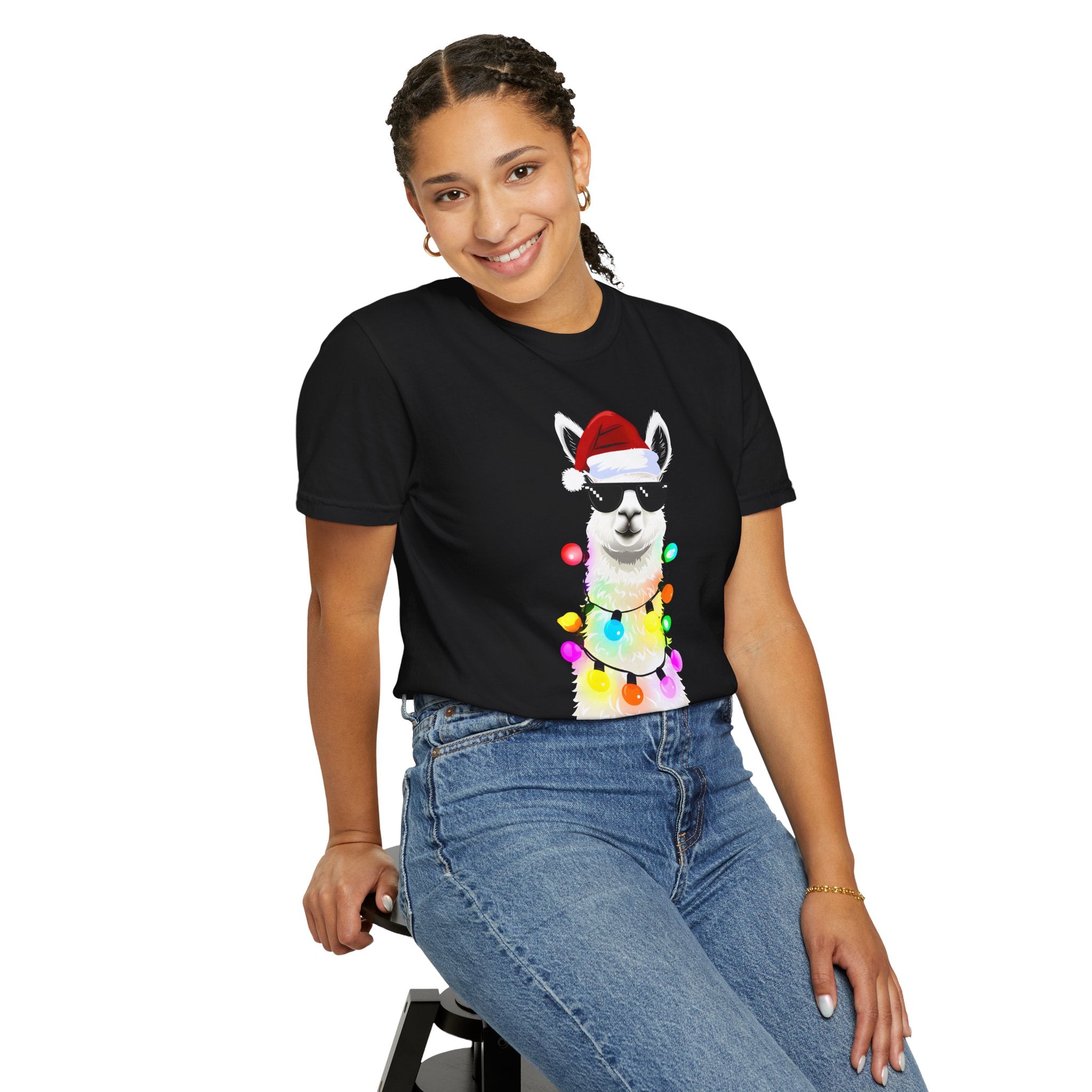 Cool Christmas Llama T-Shirt