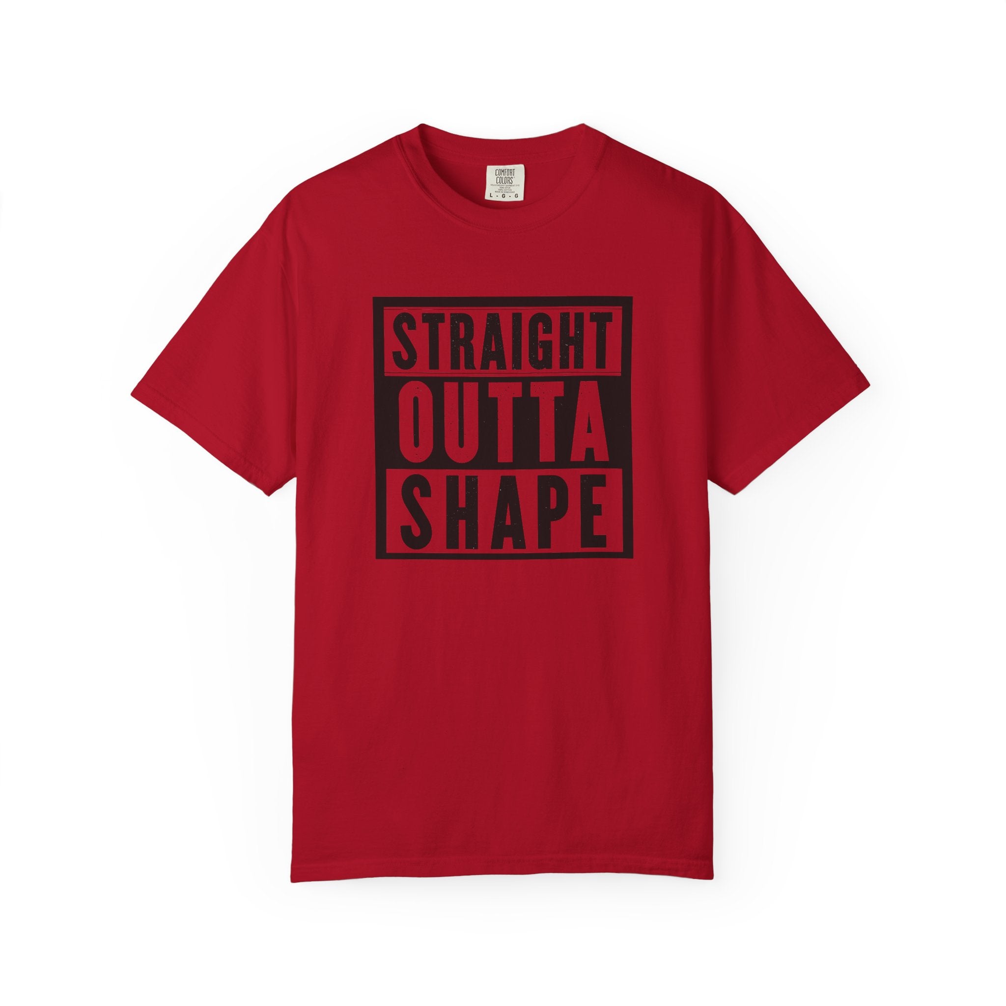 Shape Distorted Unisex Garment-Dyed T-shirt