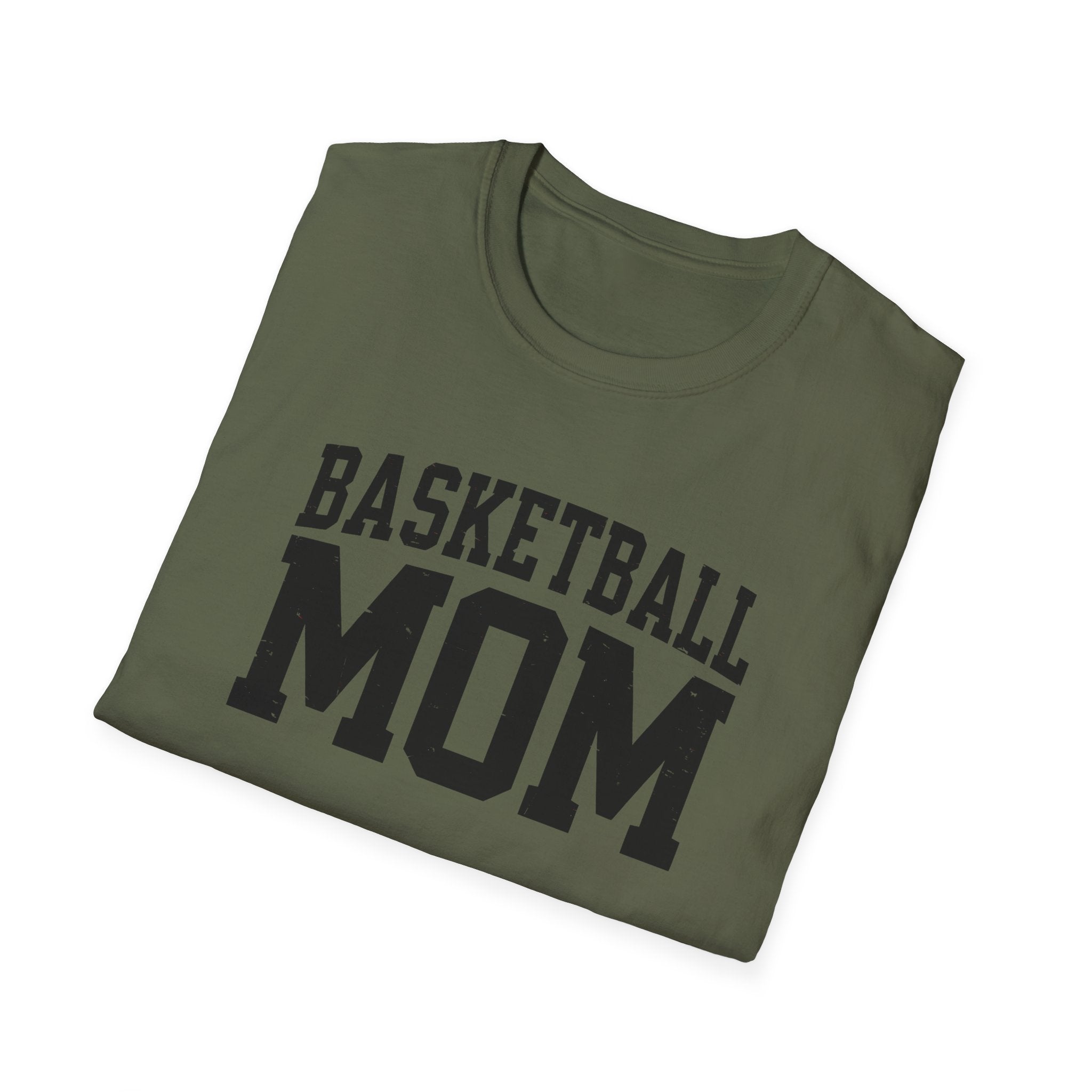 Basketball Mom Unisex Softstyle T-Shirt - Perfect Gift for Sports Enthusiasts