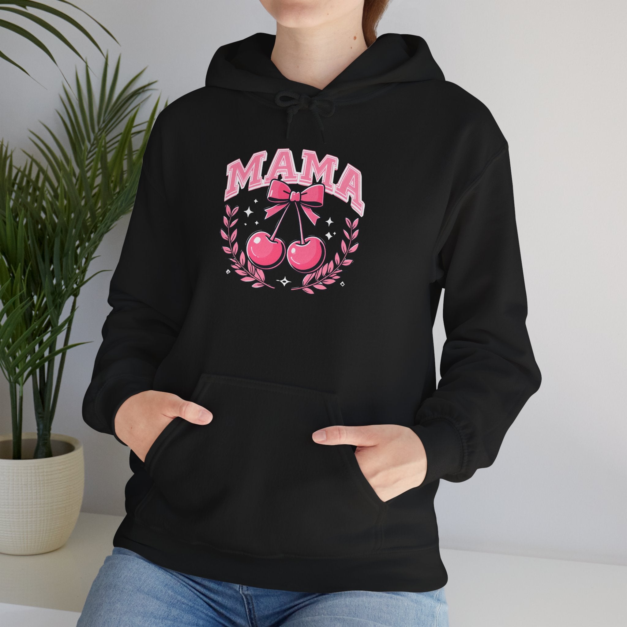 Mama Cherries Hoodie - Cozy Sweatshirt for Moms, Mother's Day Gift, Cute Family Wear, Comfortable Casual Outfit