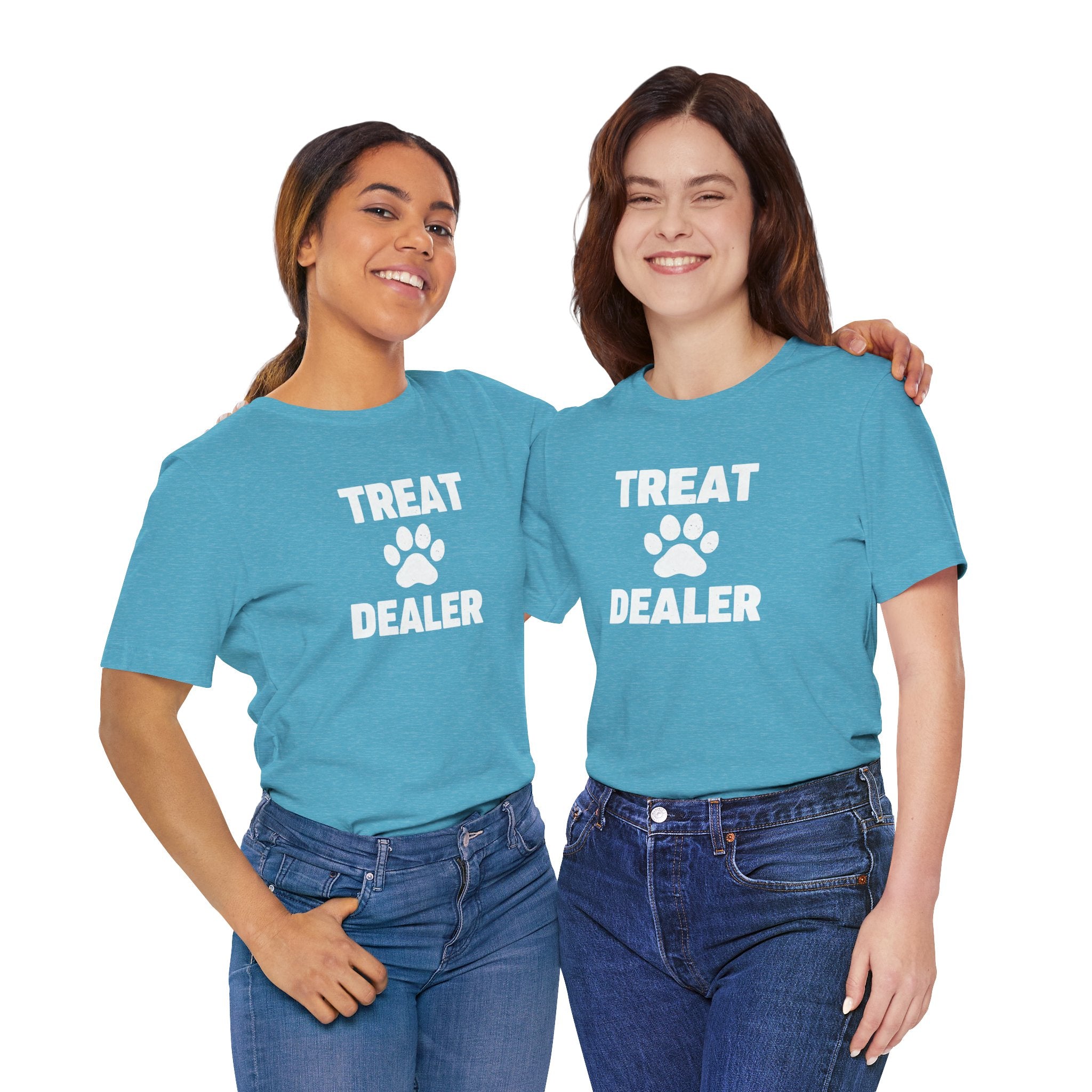 Treat Dealer T-Shirt — Funny Paw Print Tee for Dog Lovers