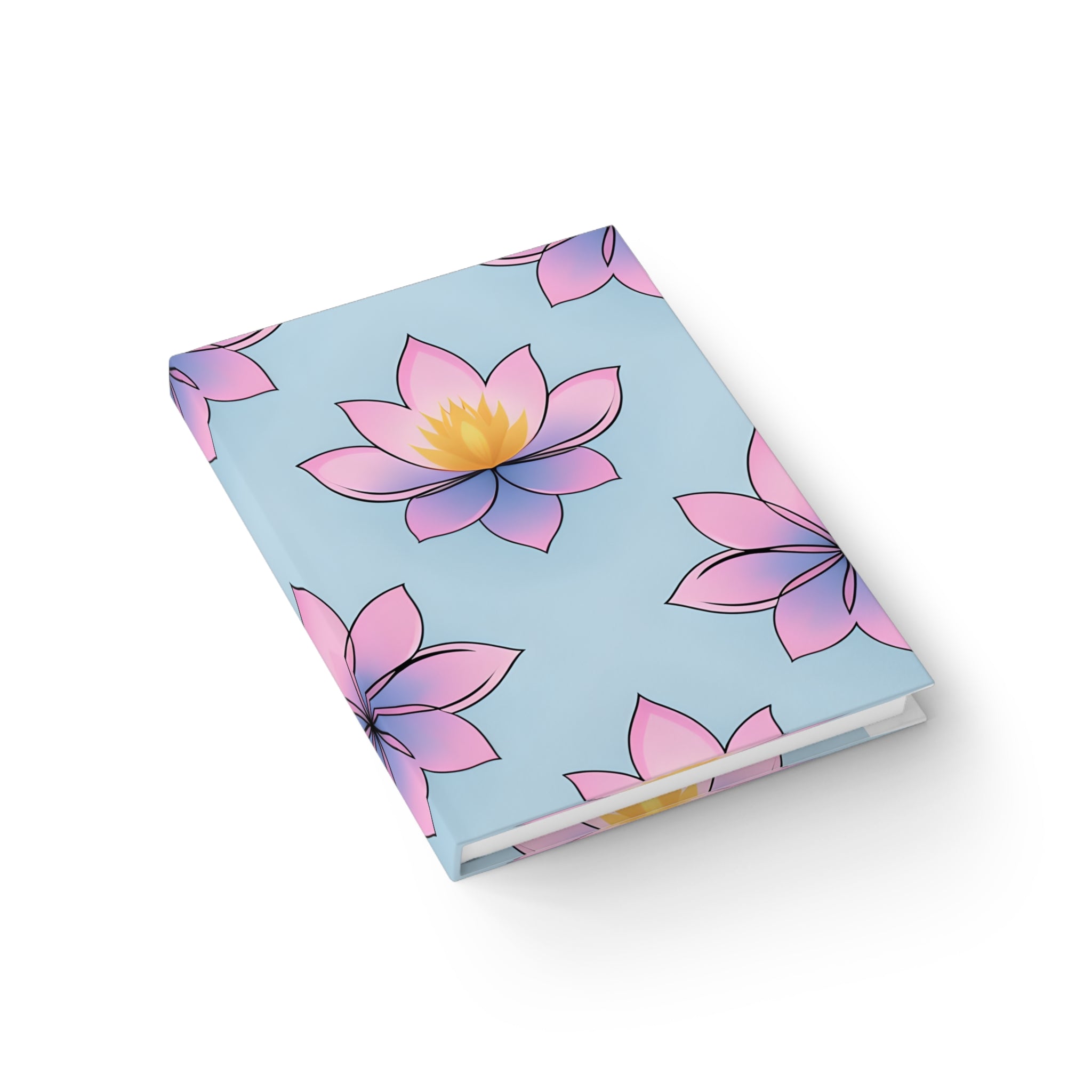 Blossom Lotus Journal - Serene Note-taking, Floral Diary, Meditation Log, Mindfulness Planner, Gift for Yoga Enthusiasts
