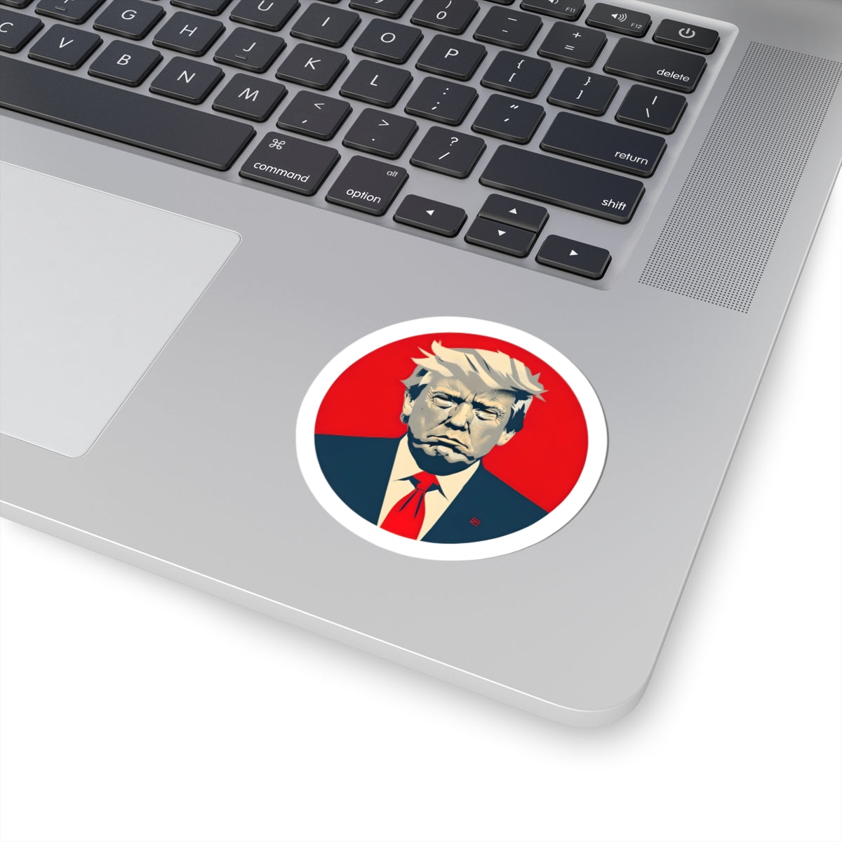 Bold Political Kiss-Cut Stickers - Donald Trump Design