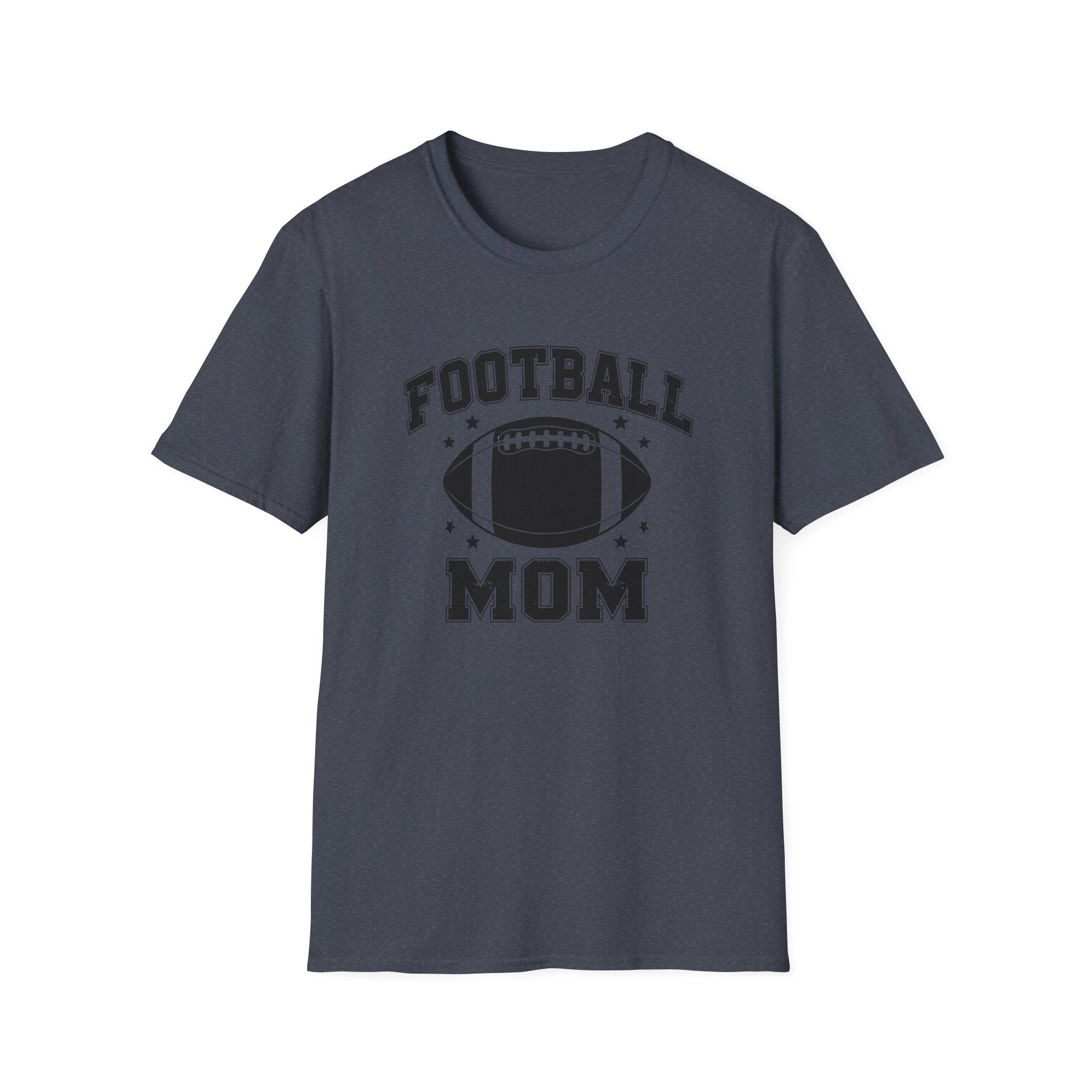 Football Mom Unisex Softstyle T-Shirt, Perfect Gift for Sports Moms, Game Day Tee, Team Spirit Shirt, Gift for Football Lovers