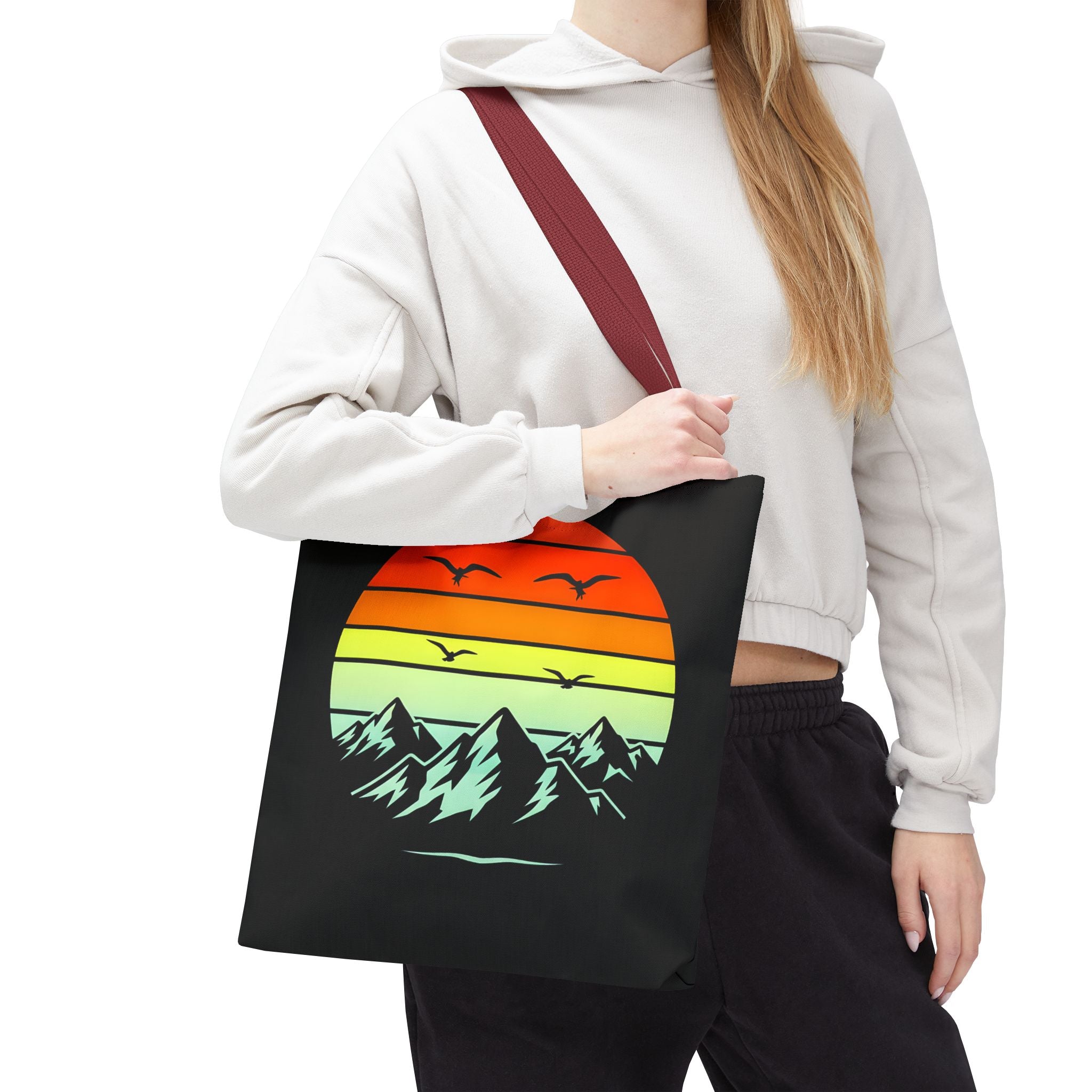 Sunset Mountain Tote Bag