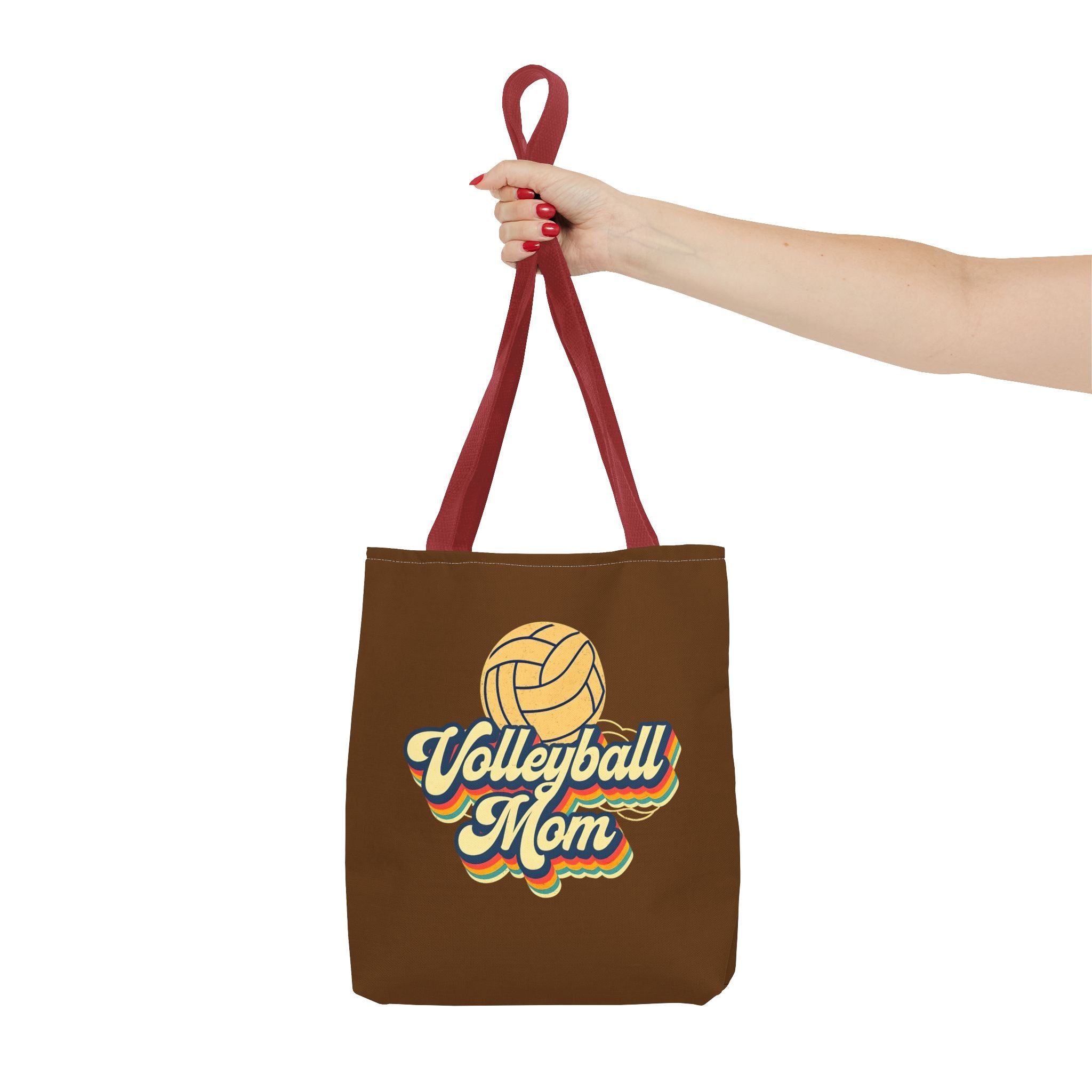 Volleyball Mom Tote Bag - Sports Mom Gift for Volleyball Matches and Games