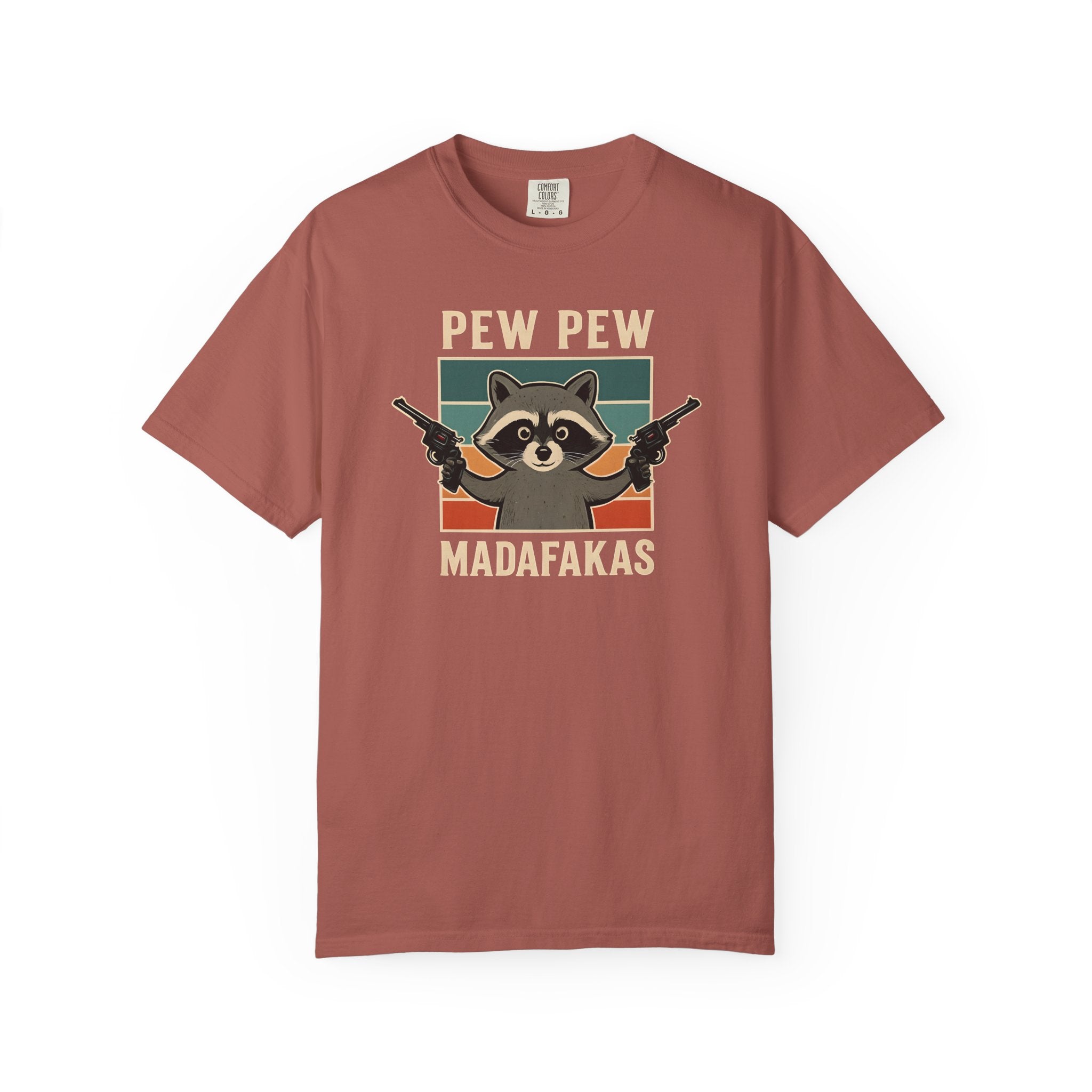 Pew Pew MafaFakas T-Shirt - Fun Unisex Garment-Dyed Tee