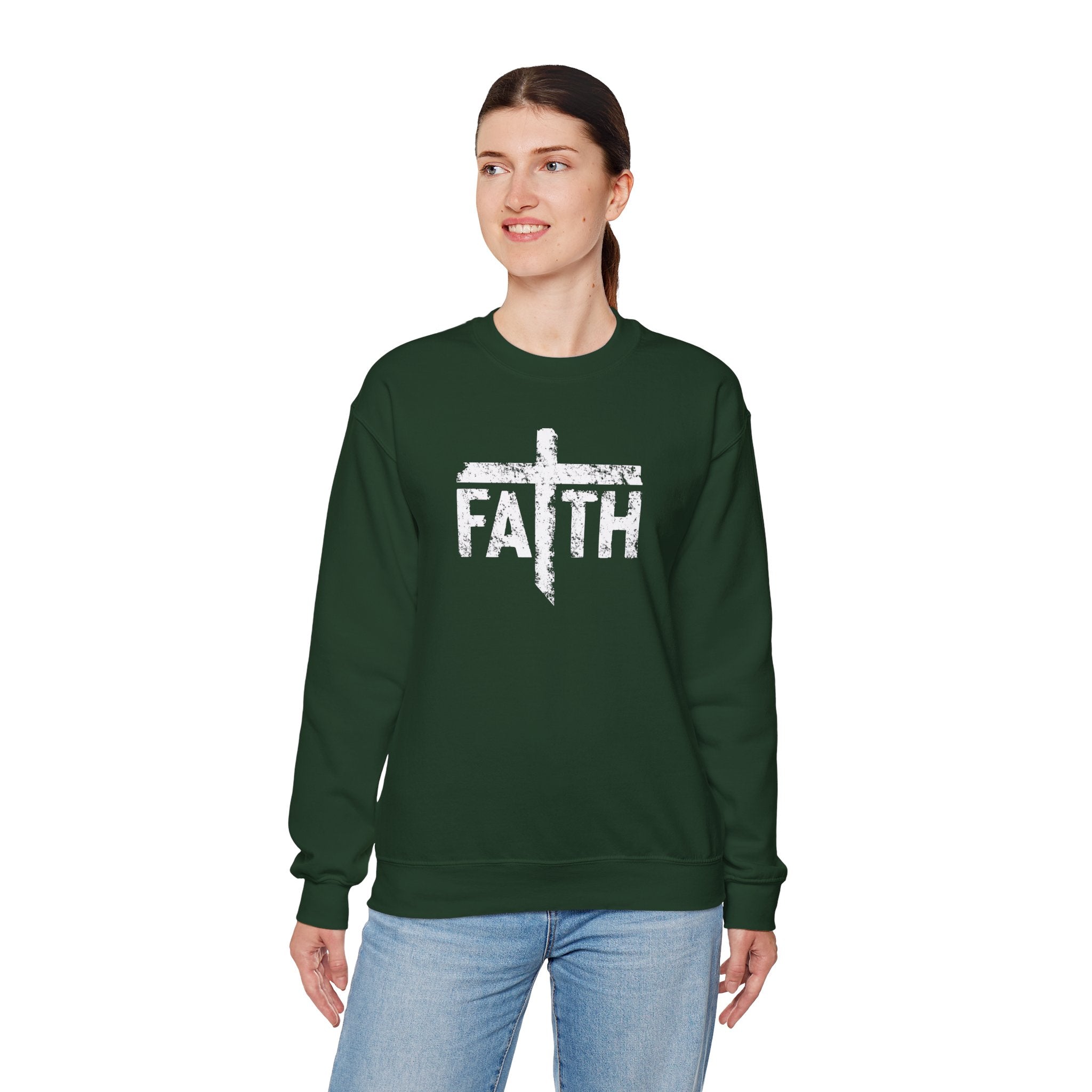 Faith-Inspired Unisex Crewneck Sweatshirt - Cozy Faithful Apparel, Gifts for Believers, Religious Sweatshirt, Christian Comfort Wear, [...]